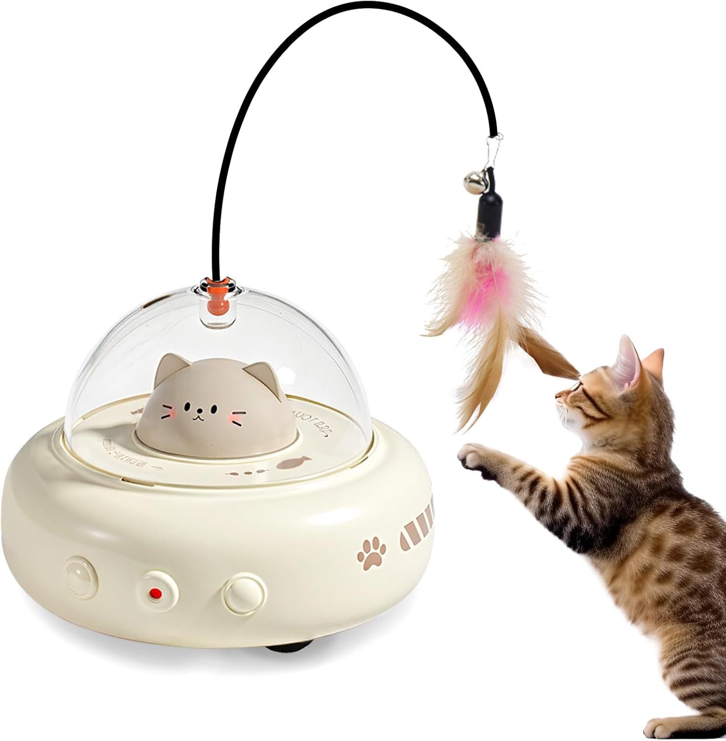 Forrlite Tier-Intelligenzspielzeug Katzenspielzeug,Elektrisch Interaktives günstig online kaufen
