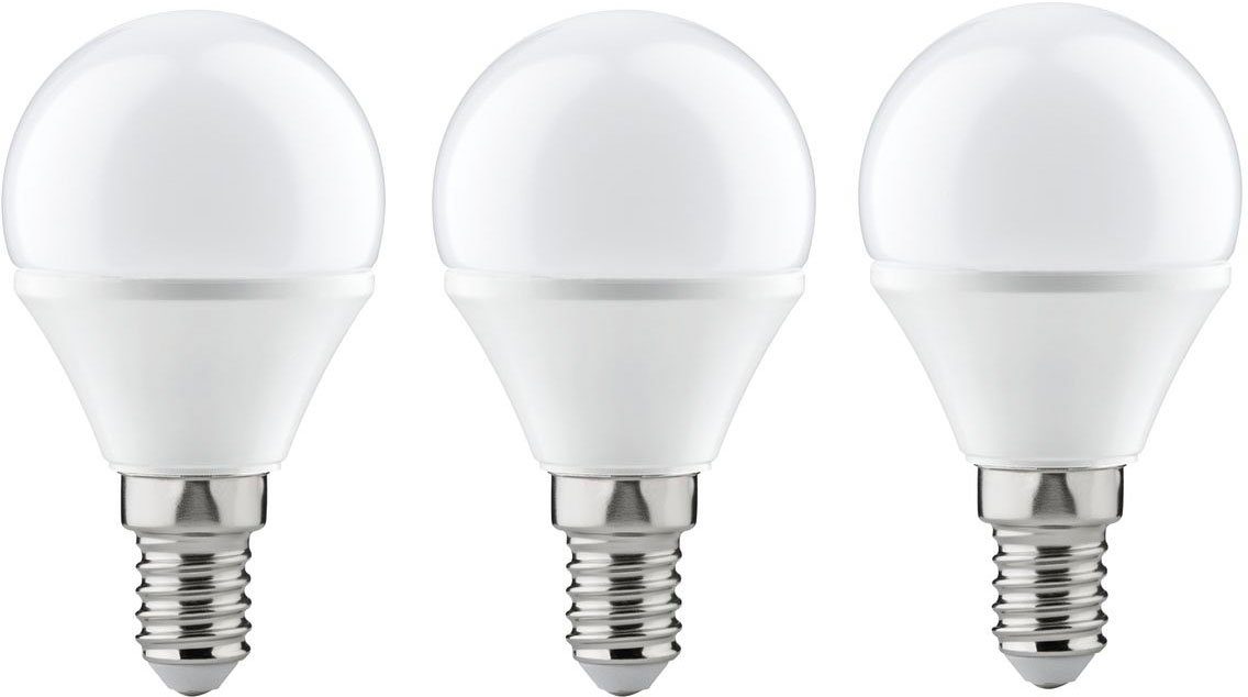 LED-Leuchtmittel Tropfen 4W E14 230V Warmweiß 3er-Pack
