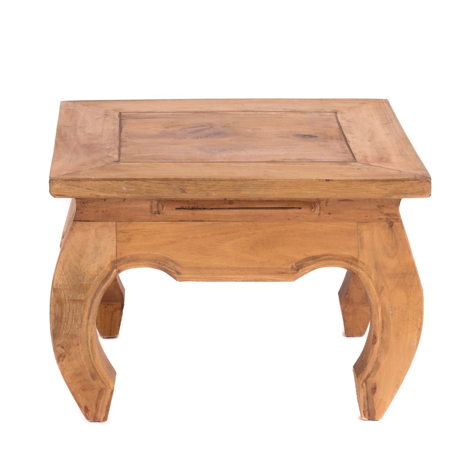 DESIGN DELIGHTS Couchtisch OPIUMTISCH "EAST 50", 50x50x35cm, Altholz massiv günstig online kaufen