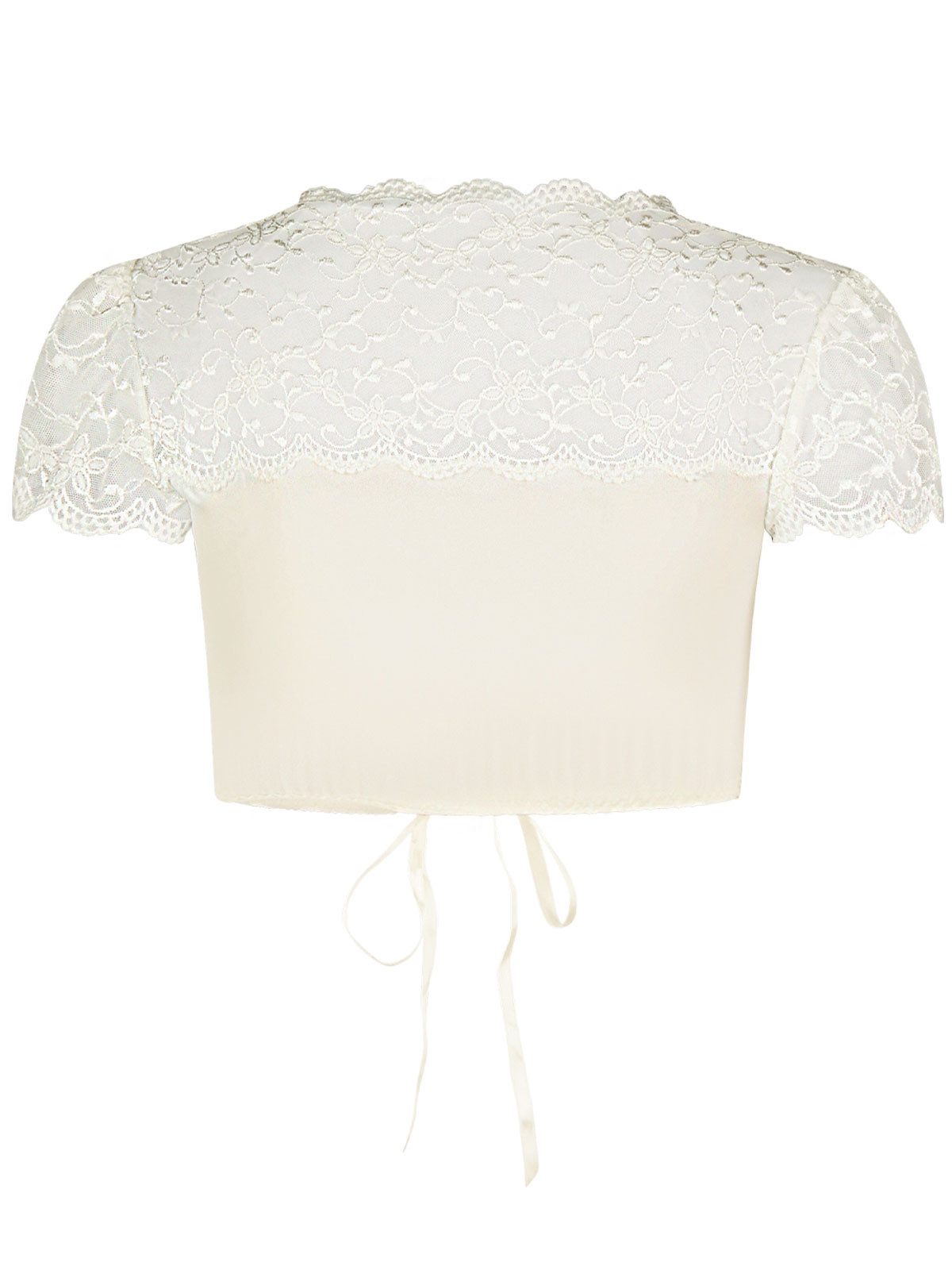 Nina Von C. Dirndlbluse Dirndlbluse kurzarm Nina (Stück, 1-tlg) -