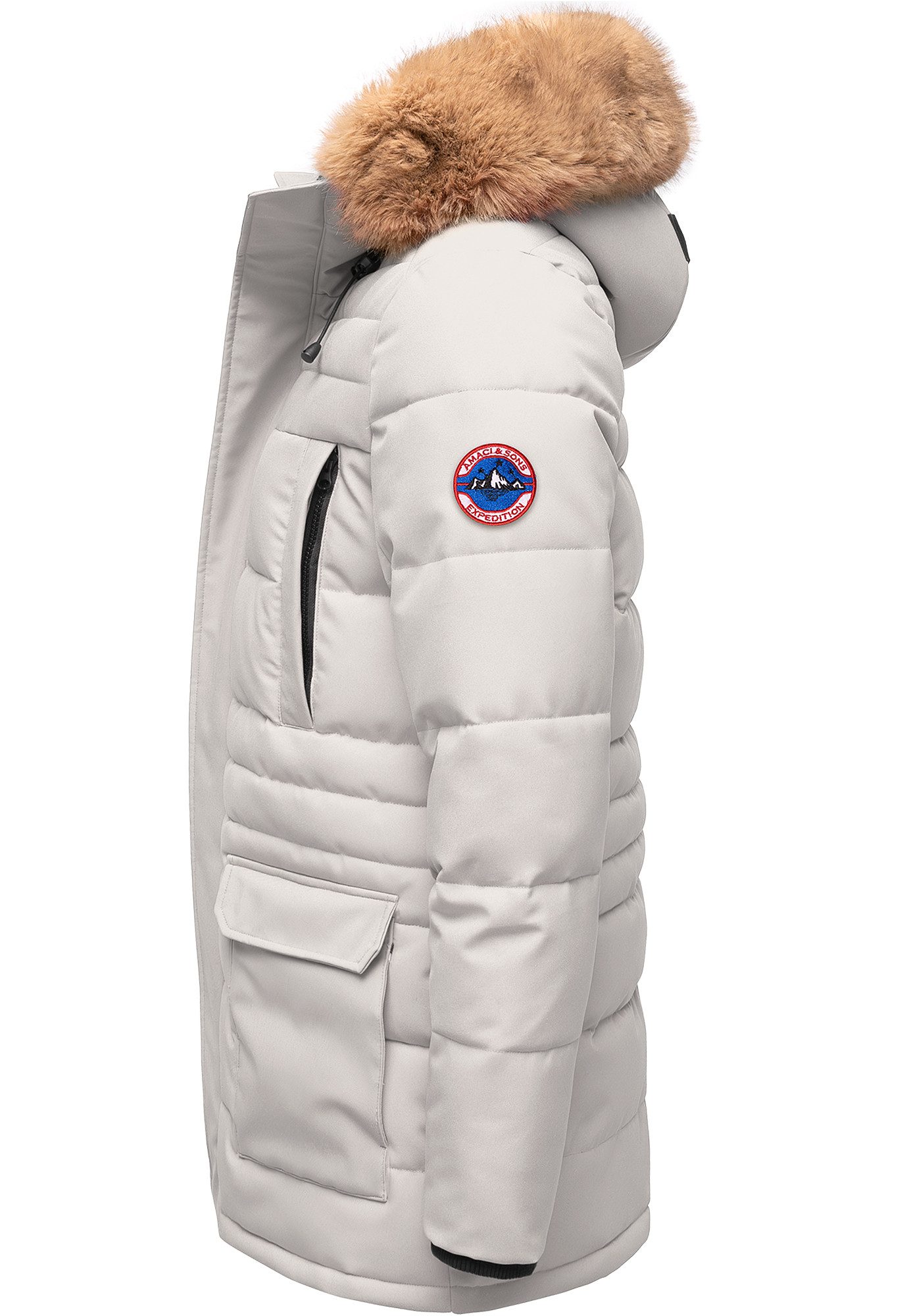 Amaci&Sons Winterjacke KENT Winterjacke Herren Gefütterte günstig online kaufen