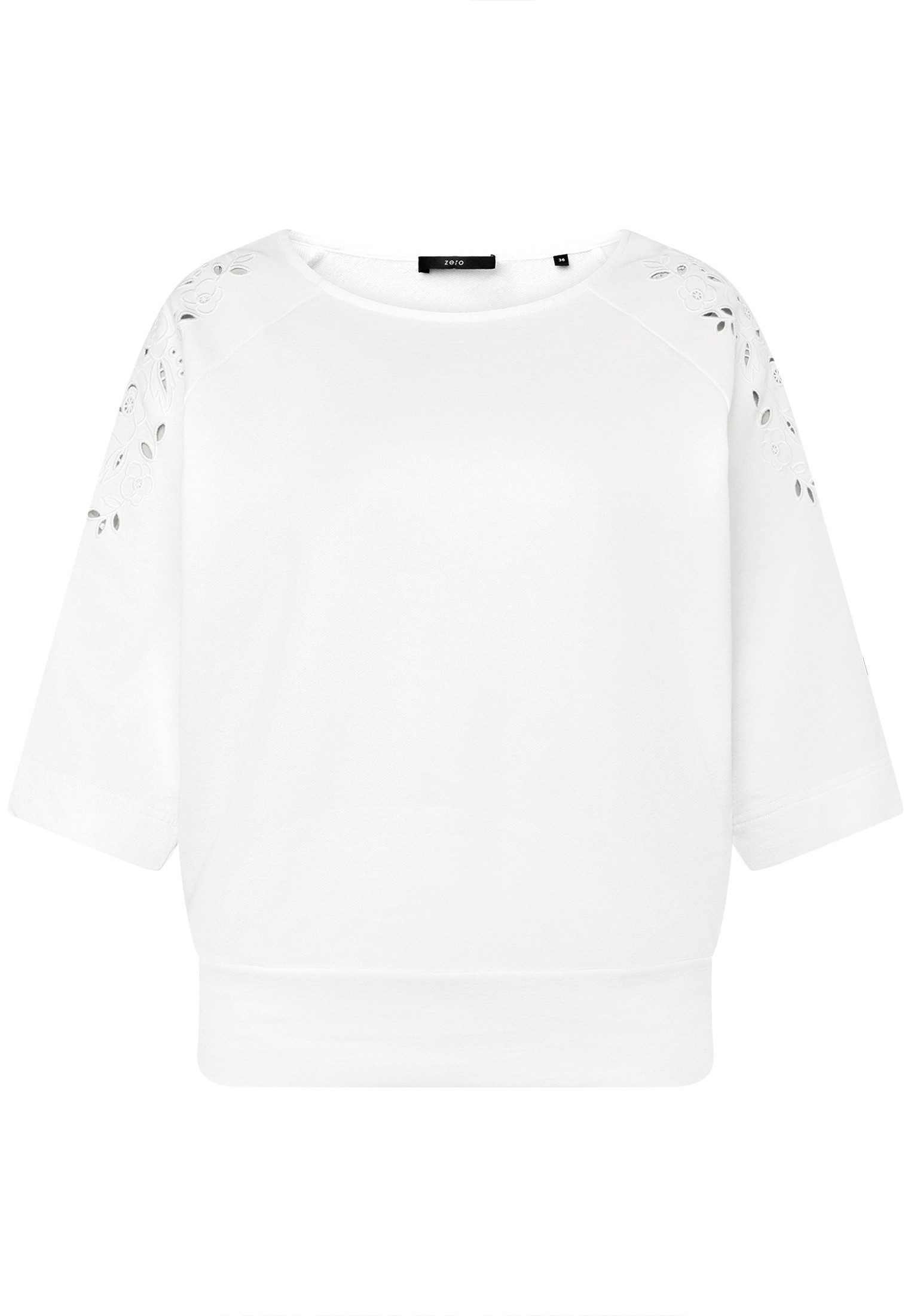 Sweatshirt Damen mit Lochmuster