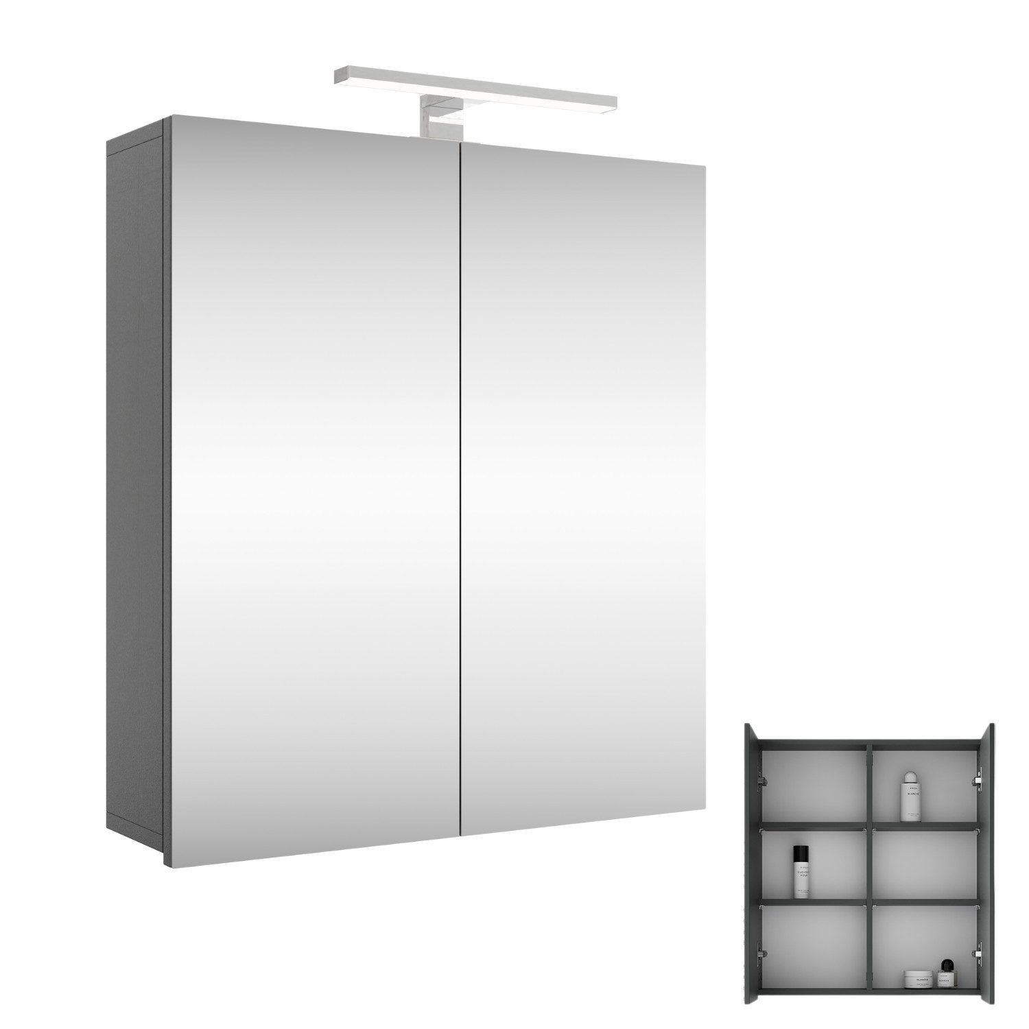 Planetmöbel Badezimmerspiegelschrank Spiegelschrank Merkur (Spiegelschrank günstig online kaufen