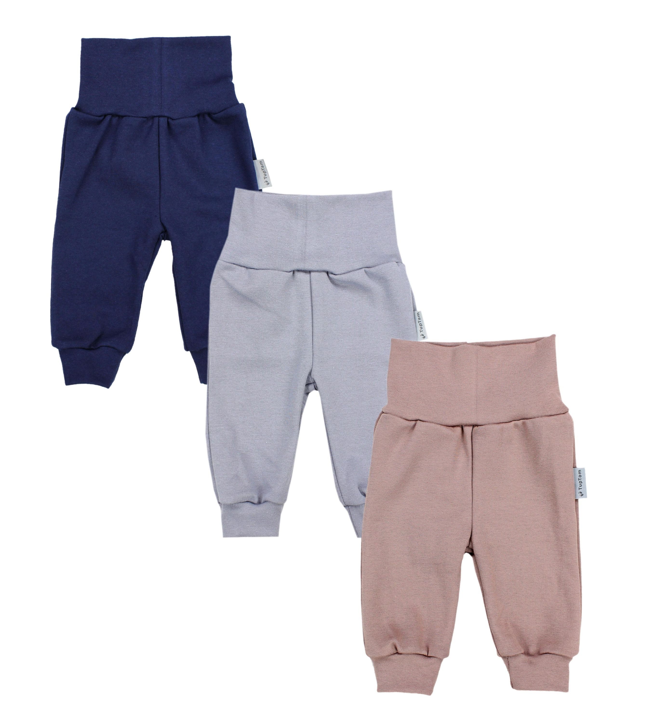 TupTam Sweathose TupTam Baby Jungen Hose Jogginghose mit Breitem Bund 3er Pack
