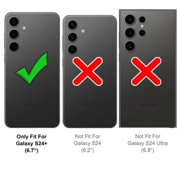 CoolGadget Handyhülle Transparent Ultra Slim Case für Samsung Galaxy S24+ 6,7 Zoll, Silikon Hülle Dünne Schutzhülle für Samsung S24 Plus 5G Hülle