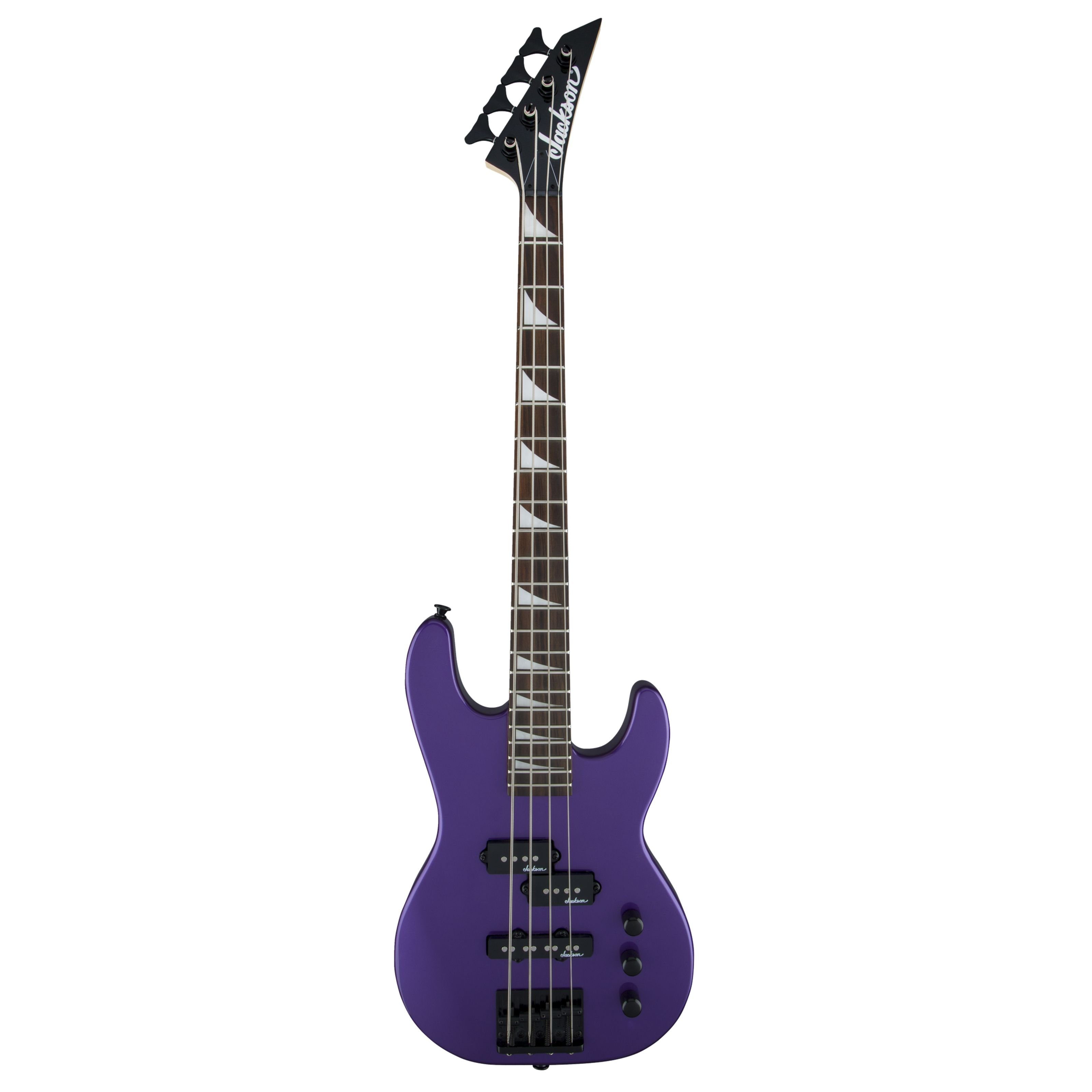 Jackson E-Bass, Электрические басы, 4-Saiter Электрические басы, JS Series Concert Bass Minion JS1X Pavo Purple - E-Bass