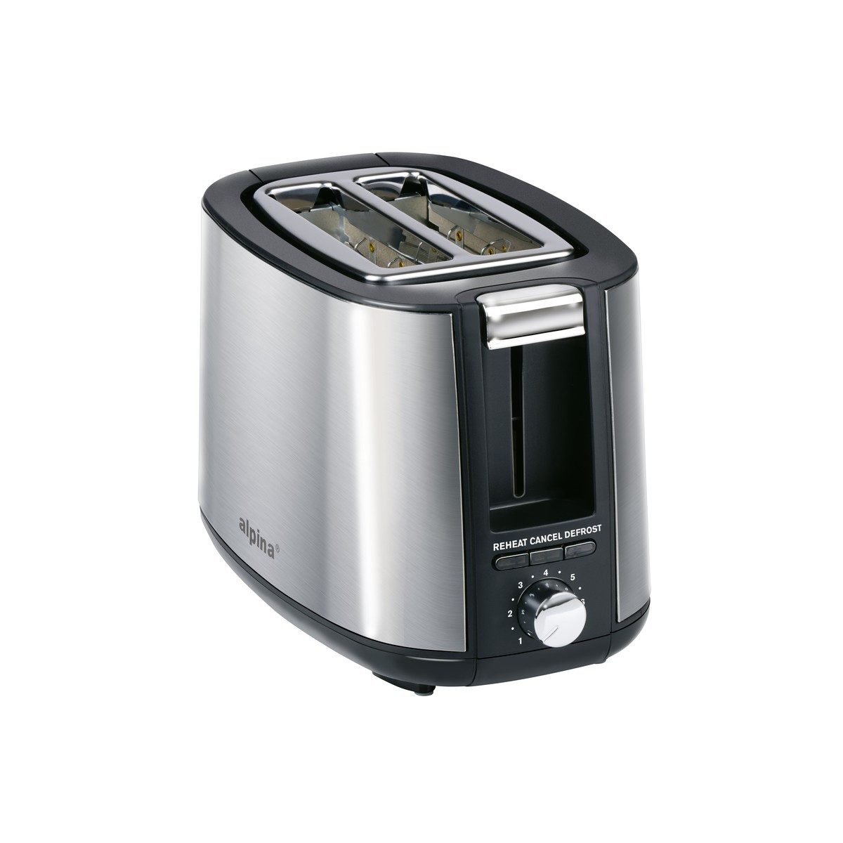 Alpina Brötchenröster alpina Toaster 750W - Edelstahl