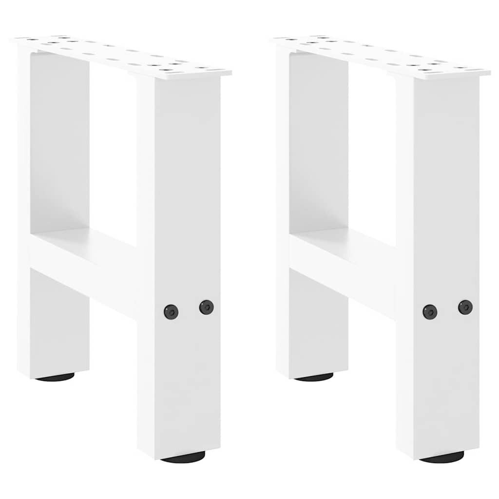 vidaXL Tischbein Couchtischbeine Weiß 2 Stk. günstig online kaufen