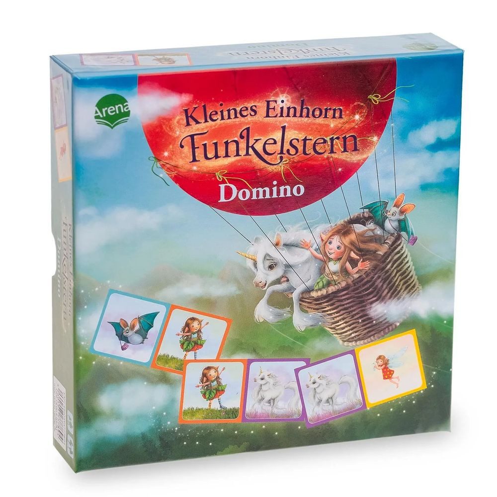Arena Spiel Kleines Einhorn Funkelstern. Domino