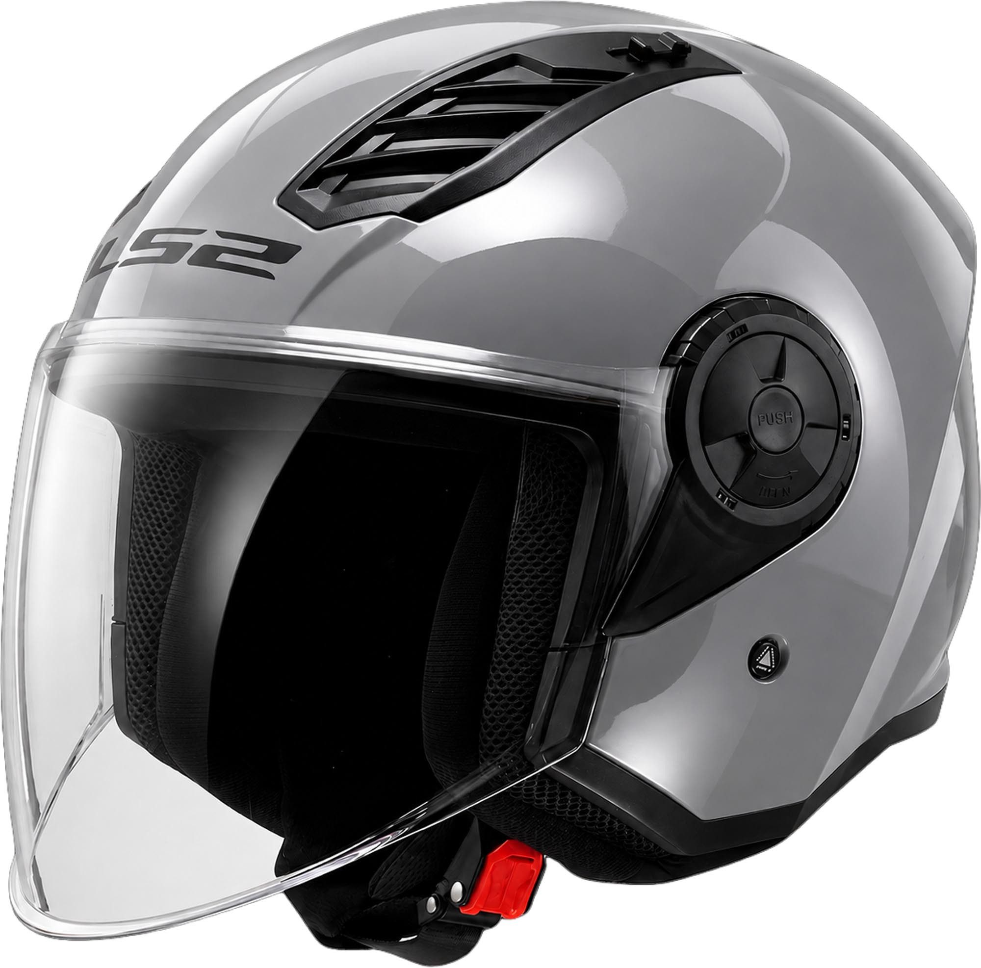 LS2 Motorradhelm OF616 Airflow II Solid Jethelm, Vorbereitet Für Kommunikationssystem