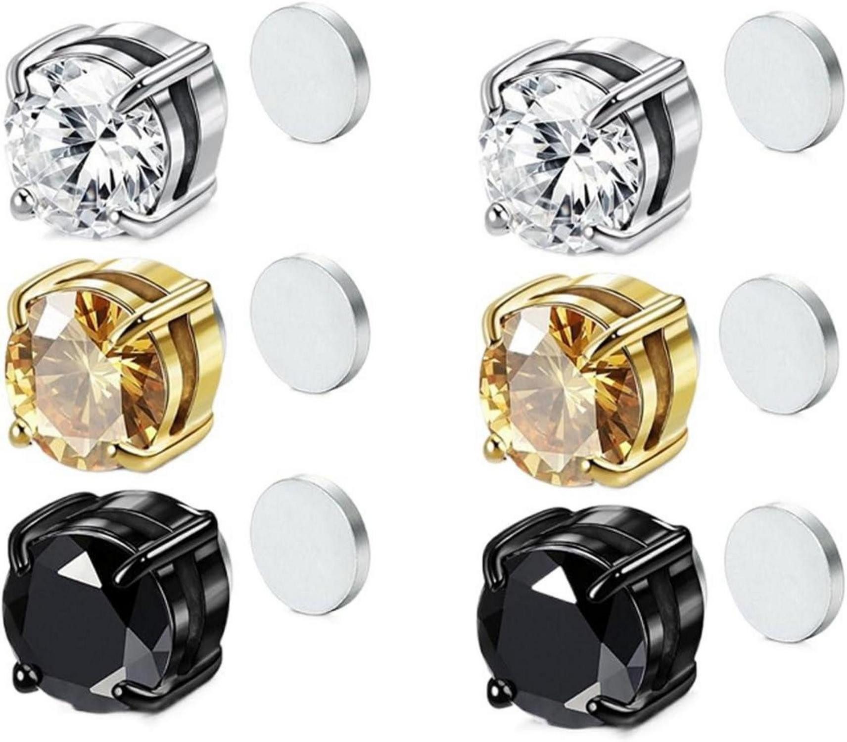 LuxusKollektion Schmuckset 3 Paare 6mm Magnet günstig online kaufen