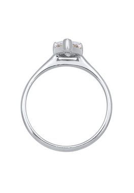 Elli Fingerring Solitär Zirkonia Tropfen 925 Silber, Tropfen