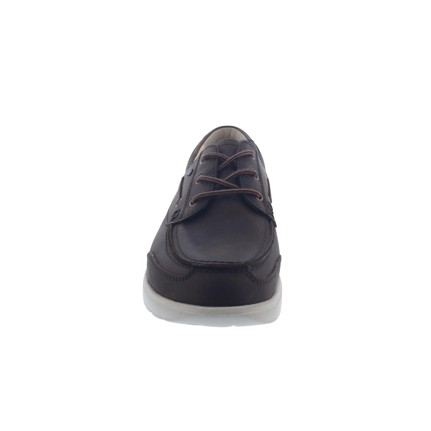 Finn Comfort Finn Comfort Sucre Halbschuh, Fettnubukleder, Barrel (Braun), Wechself Schnürschuh