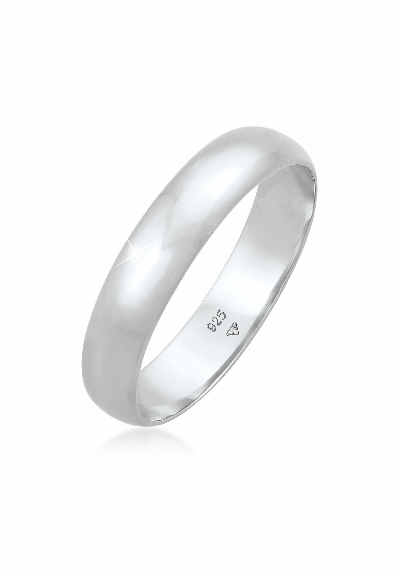 Bild von Elli Fingerring Basic Bandring Trauring Verlobung 925 Silber