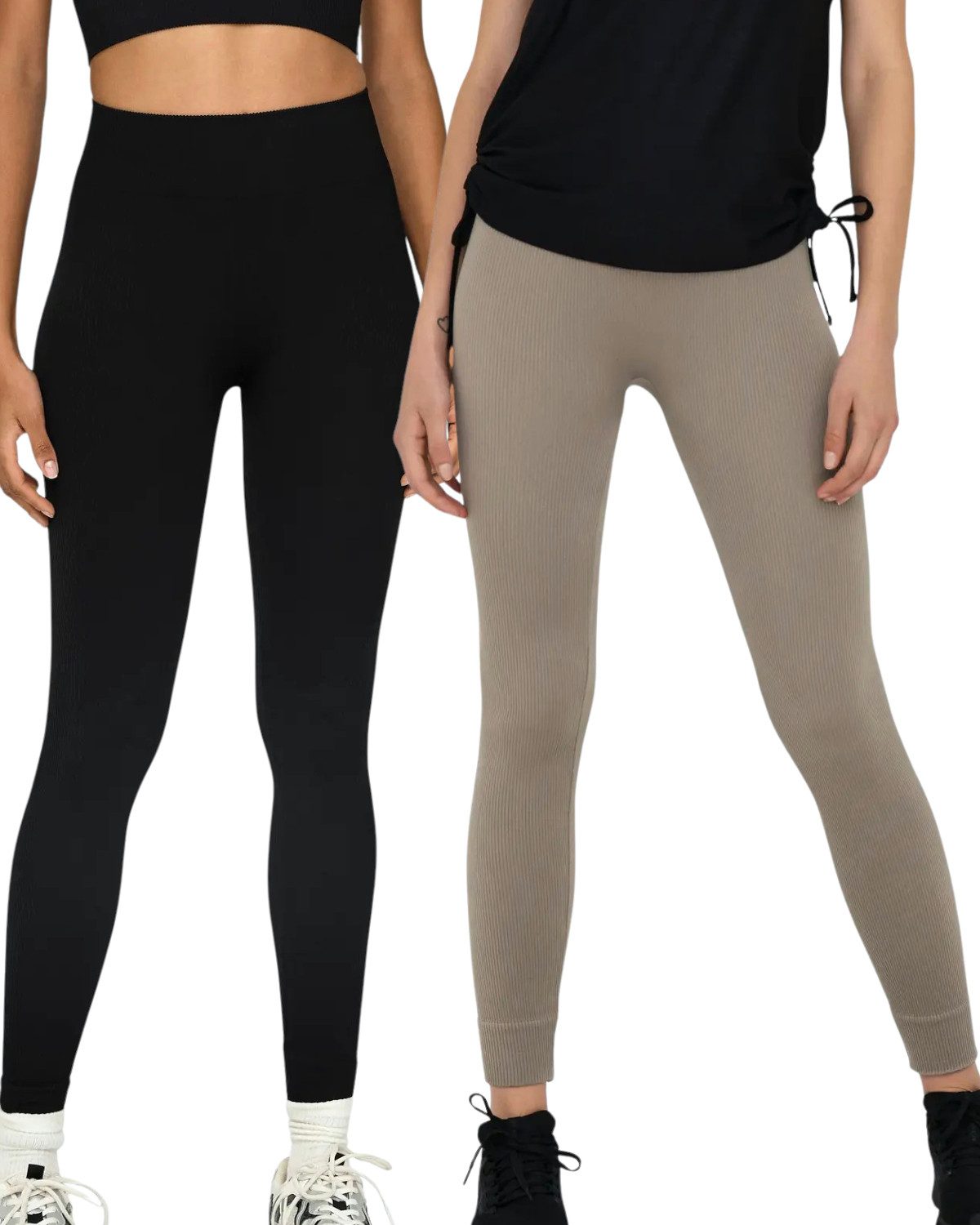 ONLY Play Highwaist Leggings (Spar Set) Sport Fitness Hose im 2er Pack