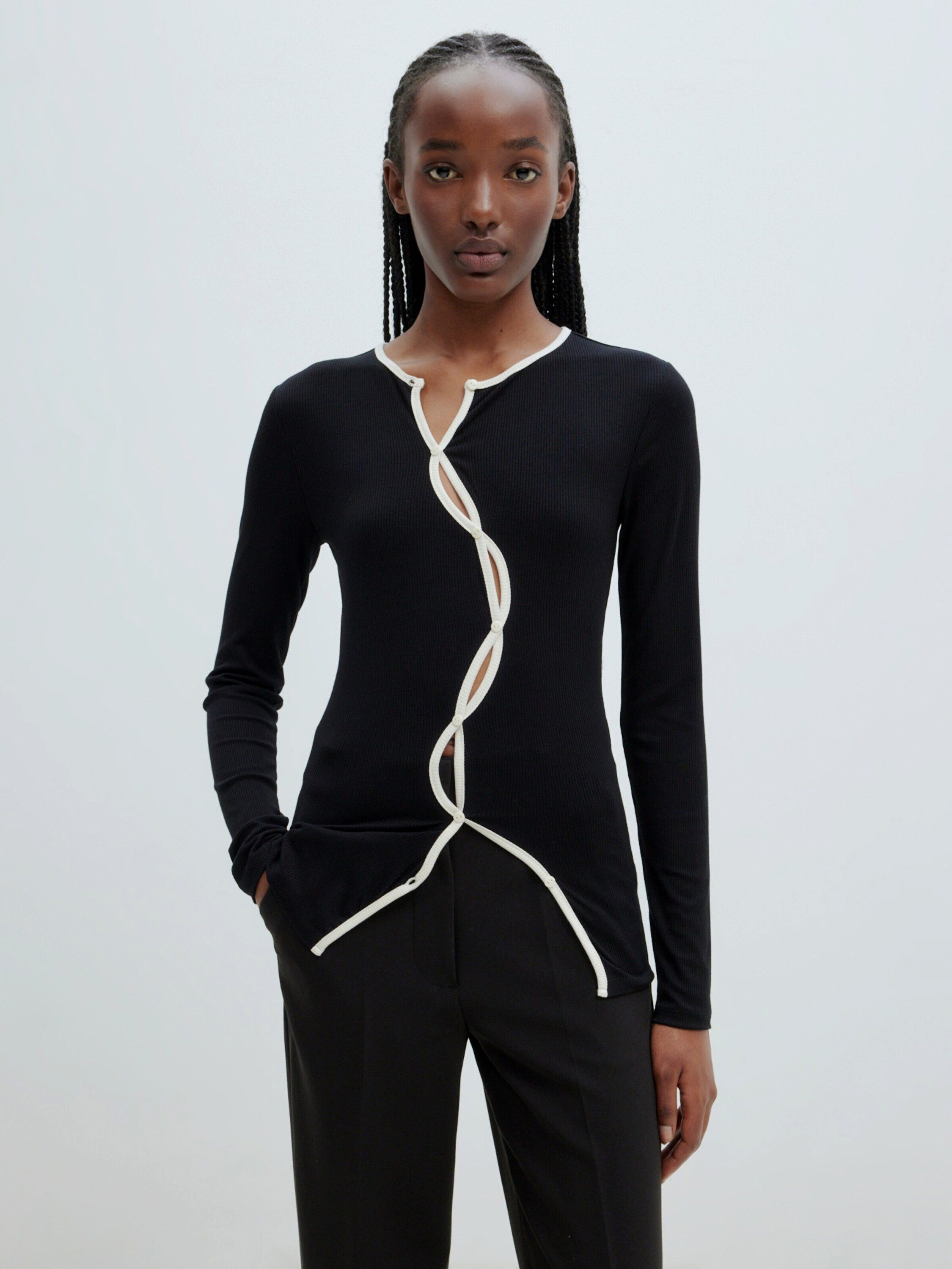 EDITED Langarmshirt Yosefine (1-tlg) Cut-Outs