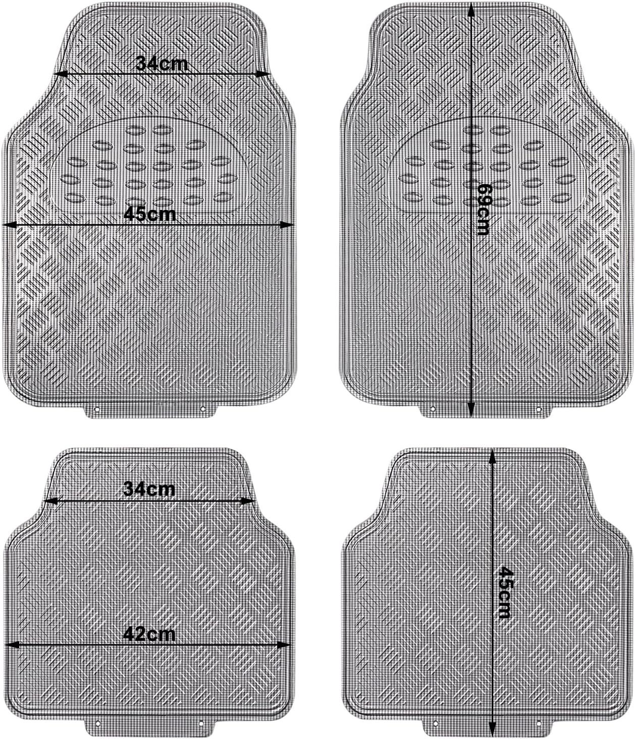 Woltu Car Floor Mats (4 pieces), This floor mat set is suitable for most cars and SUVs. Universal car mats fit almost all cars.