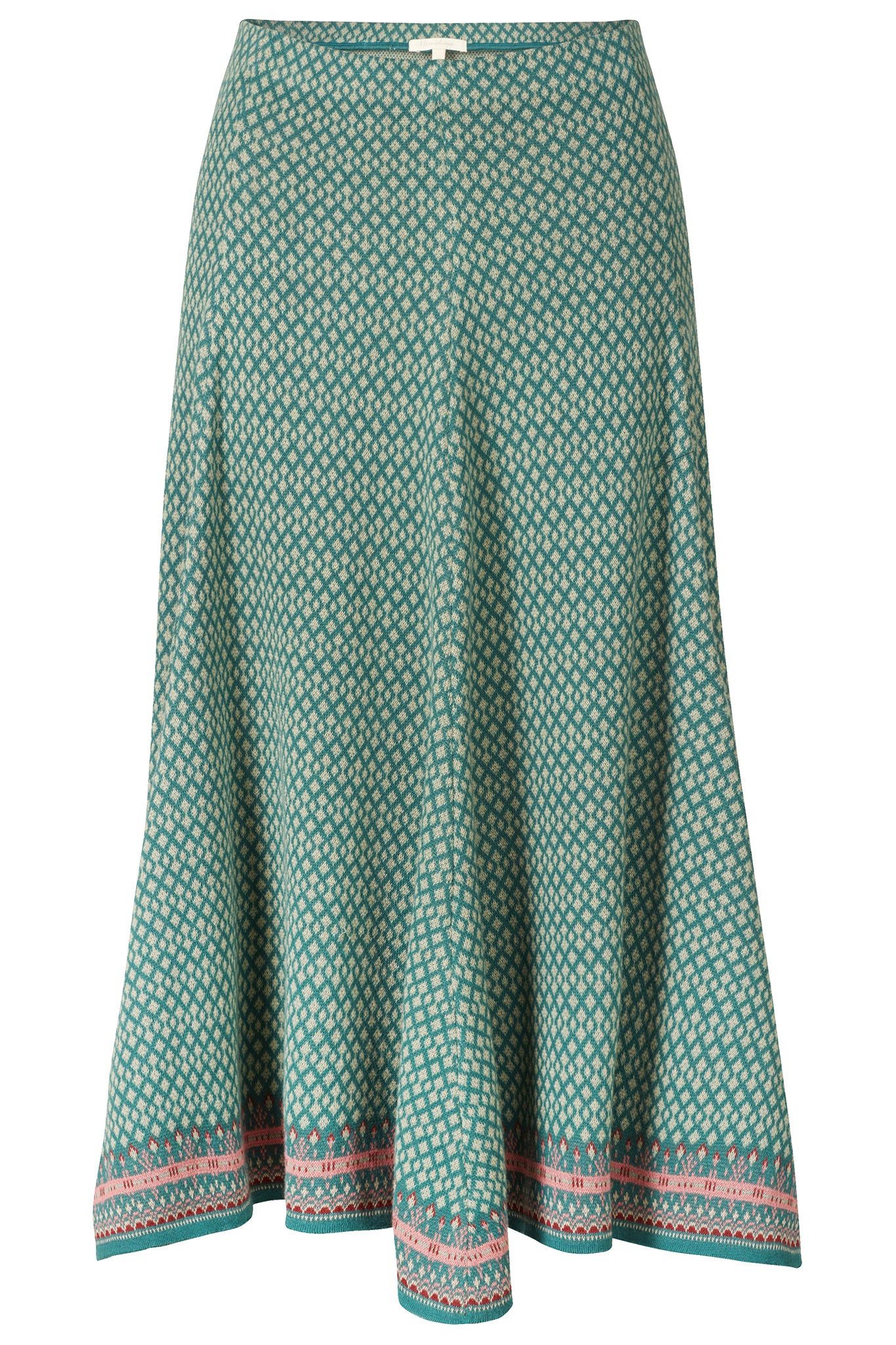 Himalaya Clothing Strickrock Jacquard-Strickrock aus reiner Bio-Baumwolle - forest / XS