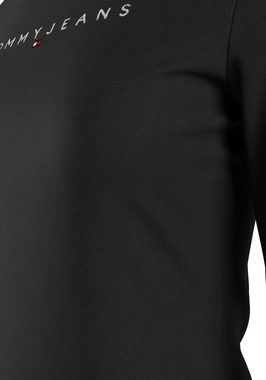 Tommy Jeans Langarmshirt Slim Linear Shirt Longsleeve mit Logostickerei