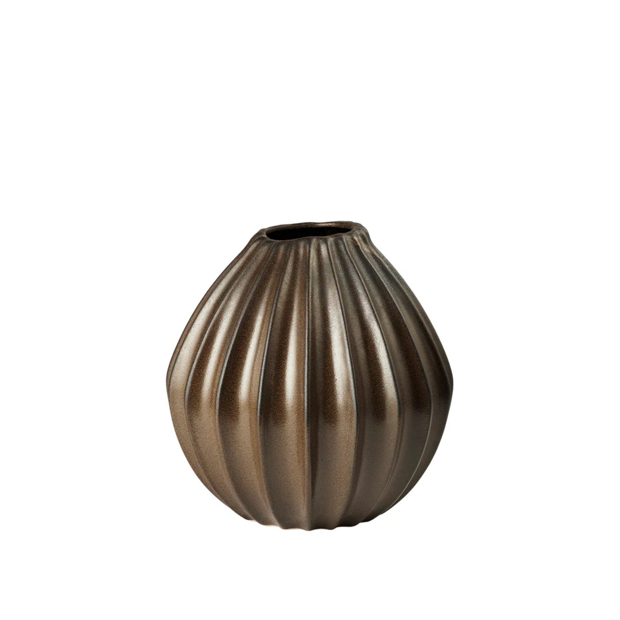 Broste Copenhagen Dekovase Broste Copenhagen Wide Keramik Vase