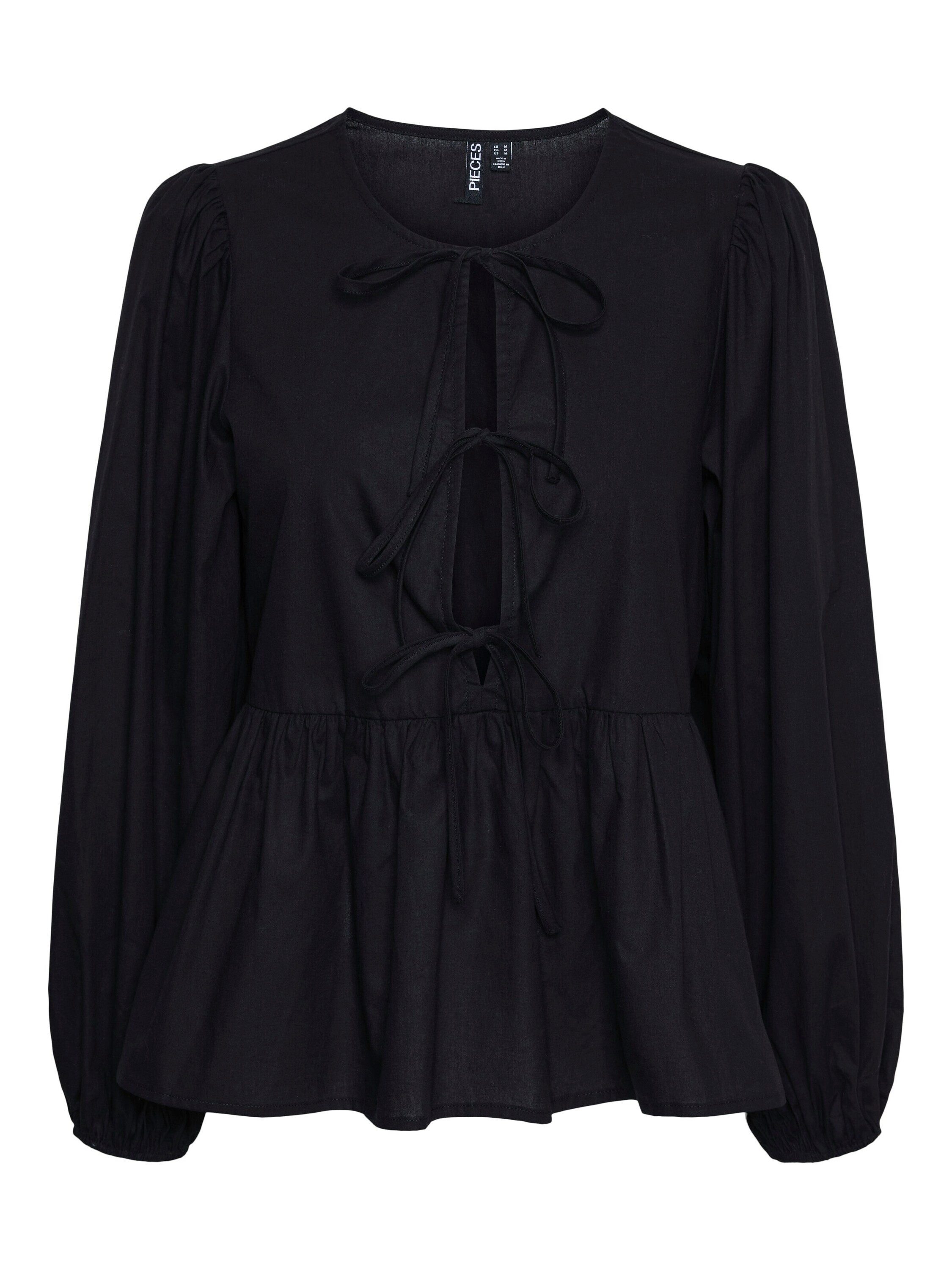 pieces Langarmbluse PCJolly (1-tlg) Cut-Outs günstig online kaufen