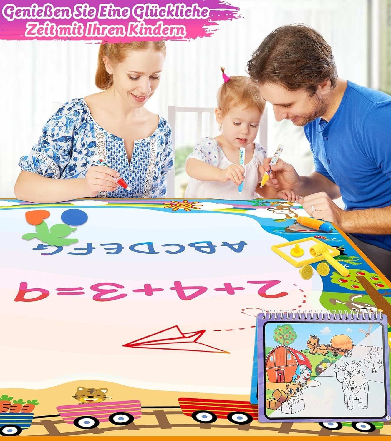 POPOLIC Kreativset Lernspielzeug 100×100cm Wasser Doodle günstig online kaufen