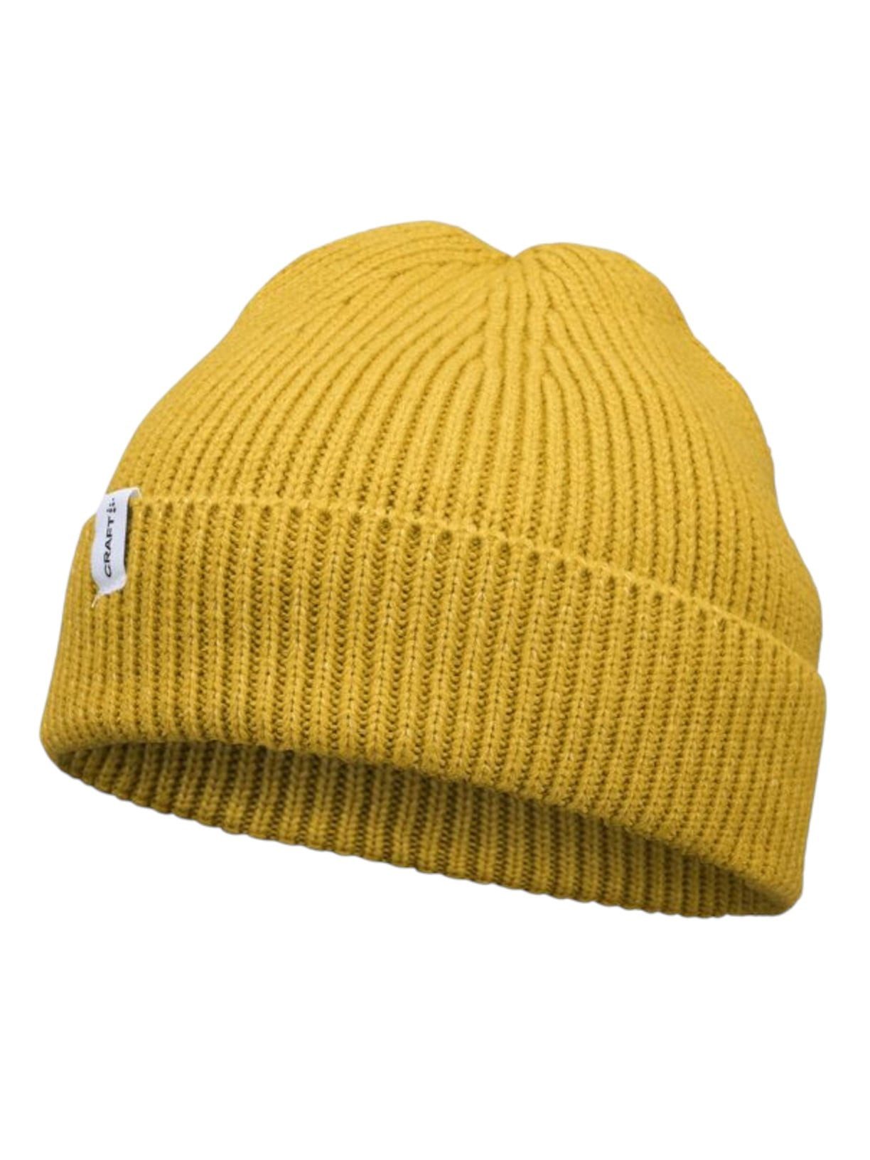 Beanie Wintermütze Urban Rib (warm, Rippstruktur) gelb - 1 Stück