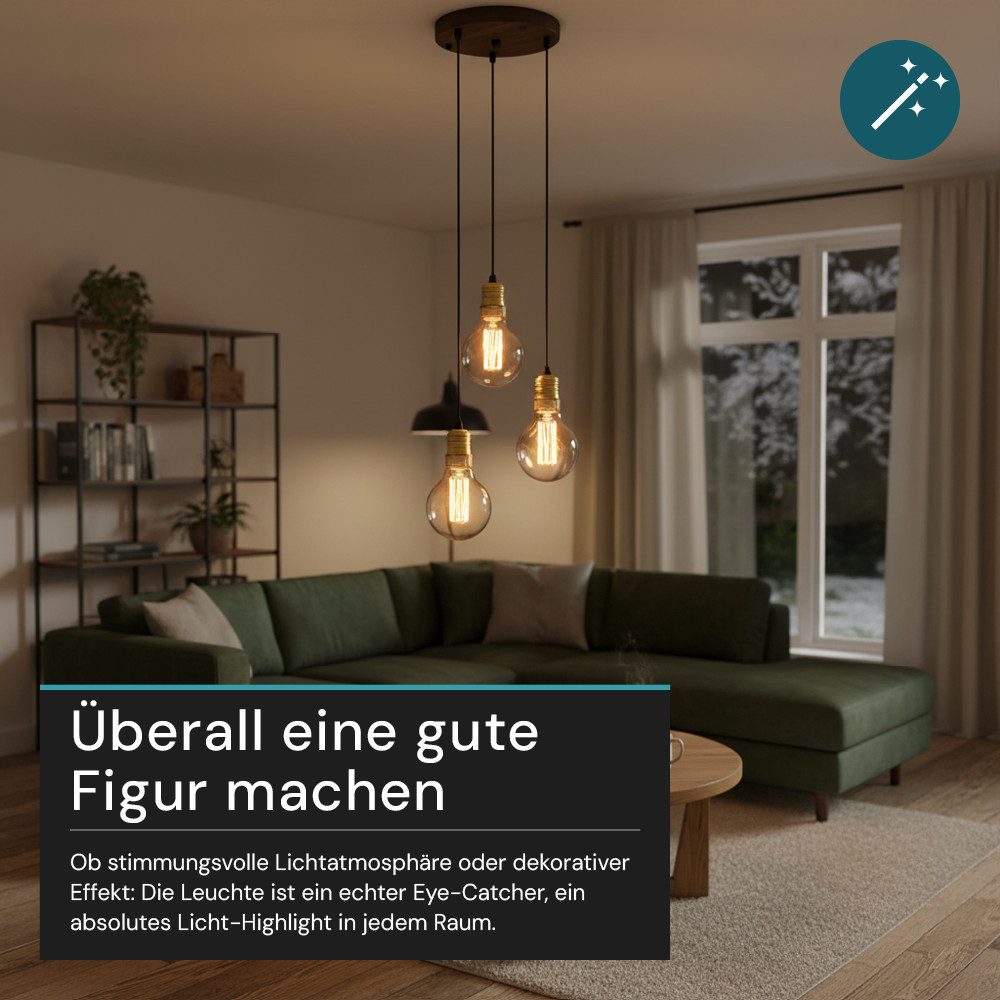 LUXULA LED-Leuchtmittel LUXULA LED-Leuchtmittel E27 3 W 1800 K Warmweiß, E27, Warmweiß – Bild 5 von 5