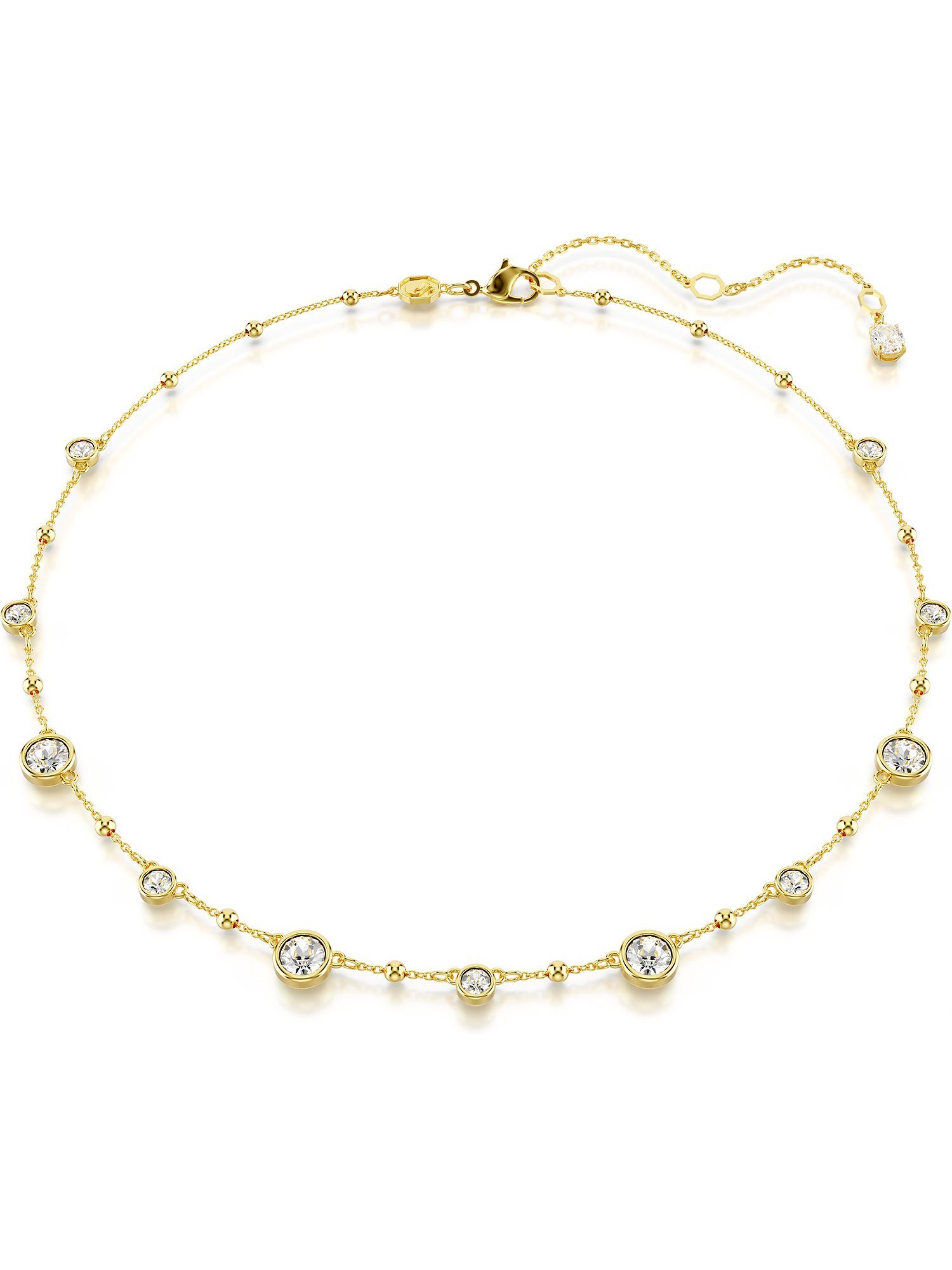 Swarovski Collier Swarovski Damen-Kette Metall Swarovski-Kristall günstig online kaufen