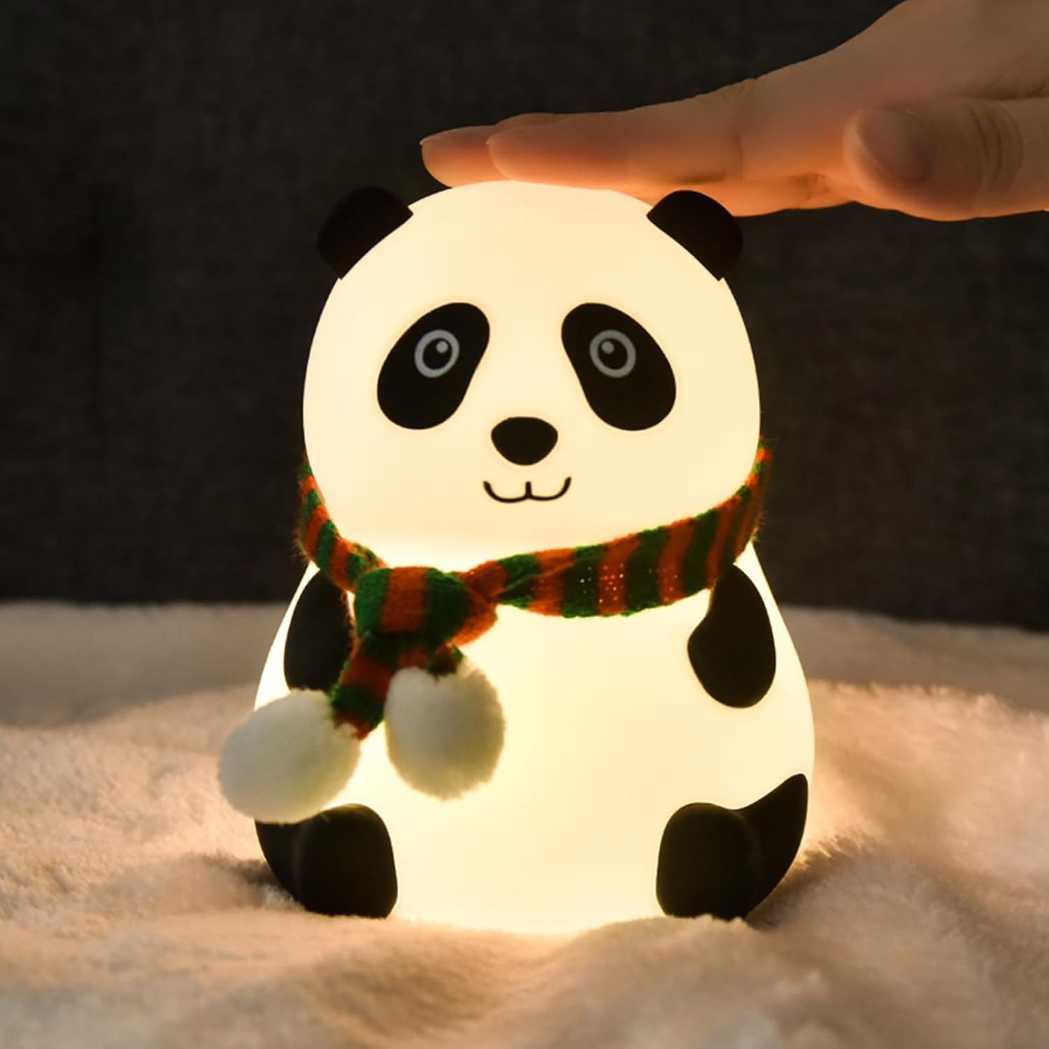 Qualra LED Nachtlicht Silikon LED Nachtlicht Pandabär Design Kinder Nachtti günstig online kaufen