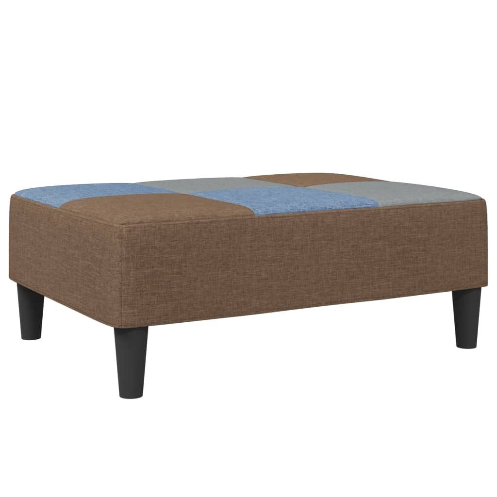 vidaXL Диван Fußhocker Patchwork 77x55x31 cm Stoff