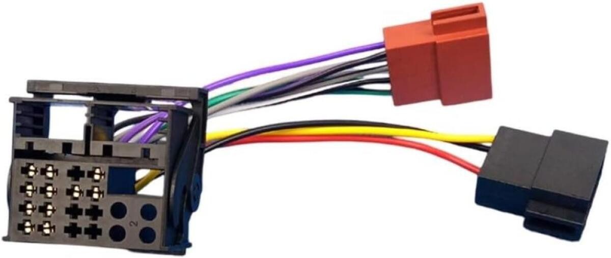FELIXLEO Autosonnenschutz 16 poliges ISO Adapterkabel für Volkswagen RCD300 RCD510, (1-St)