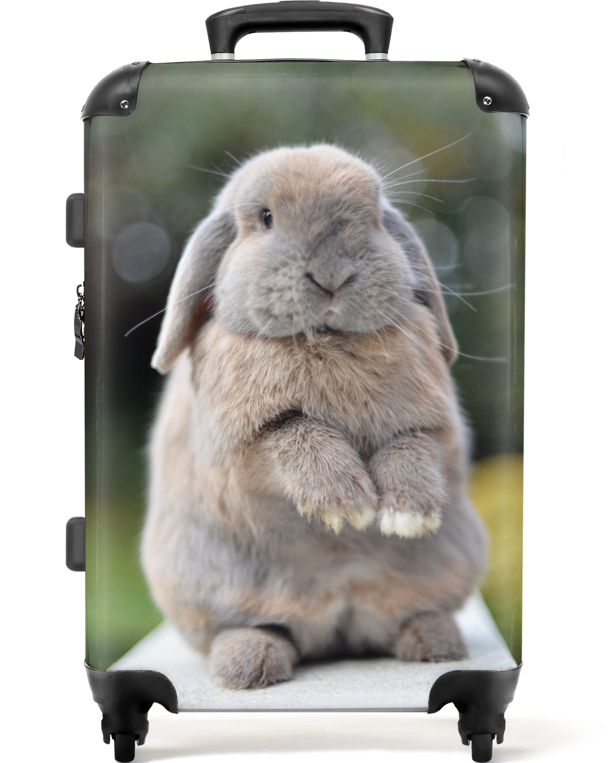 NoBoringSuitcases.com© Hartschalen-Trolley Kaninchen - Tiere - günstig online kaufen