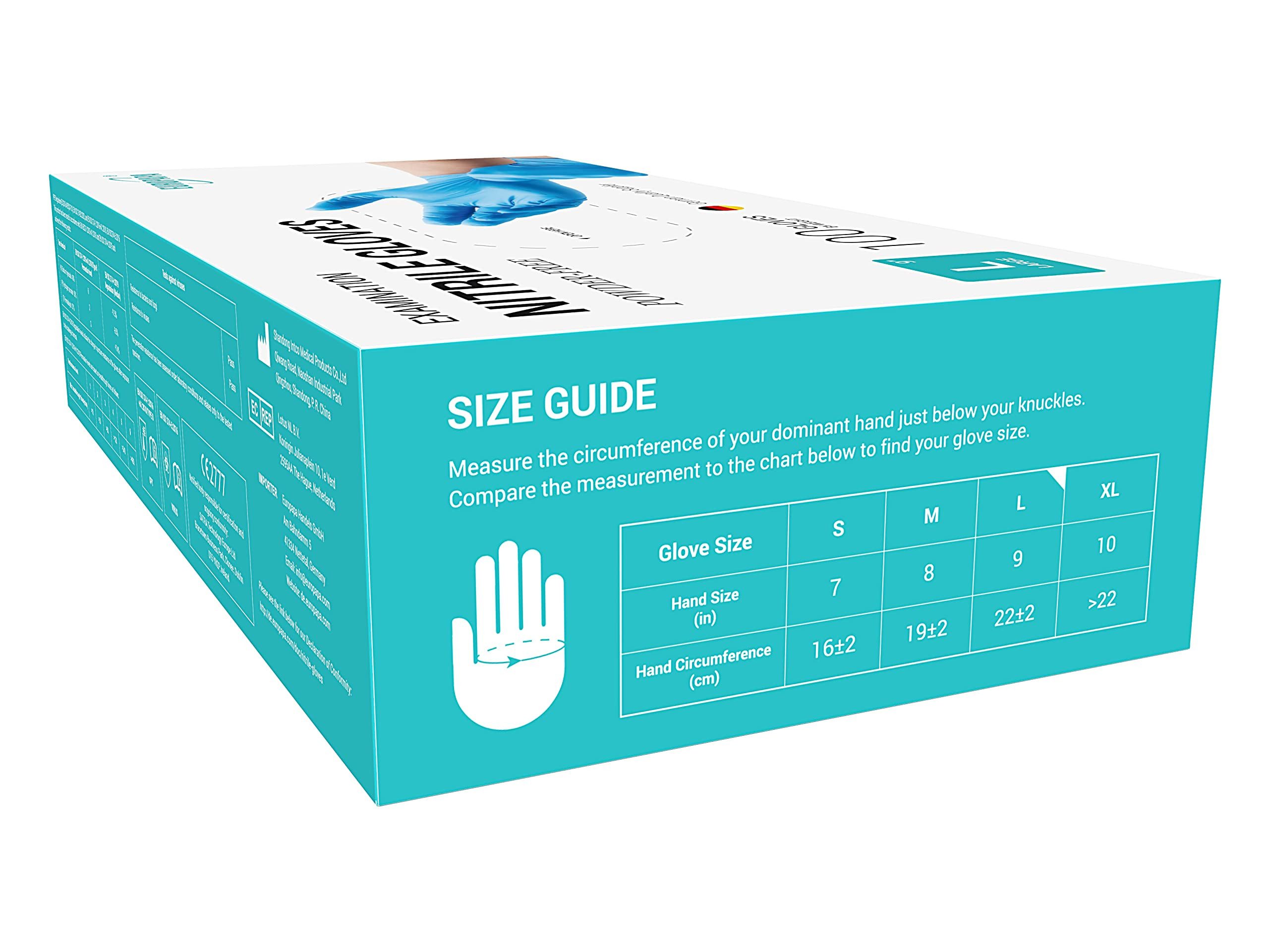 EUROPAPA Nitril-Handschuhe Medical Einmalhandschuhe Untersuchungshandschuhe günstig online kaufen