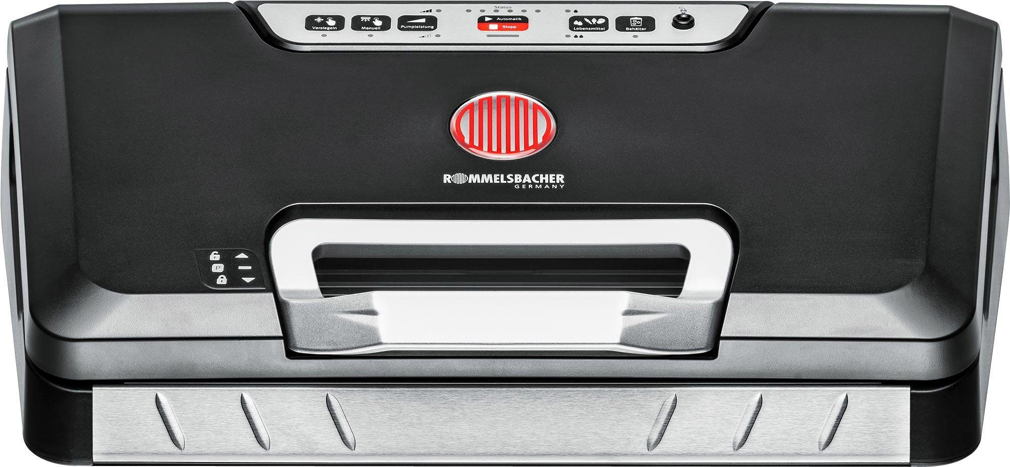 Rommelsbacher Vakuumierer VAC 485, Rollenbreite 30 cm, 140W, Einhand-Bedienung