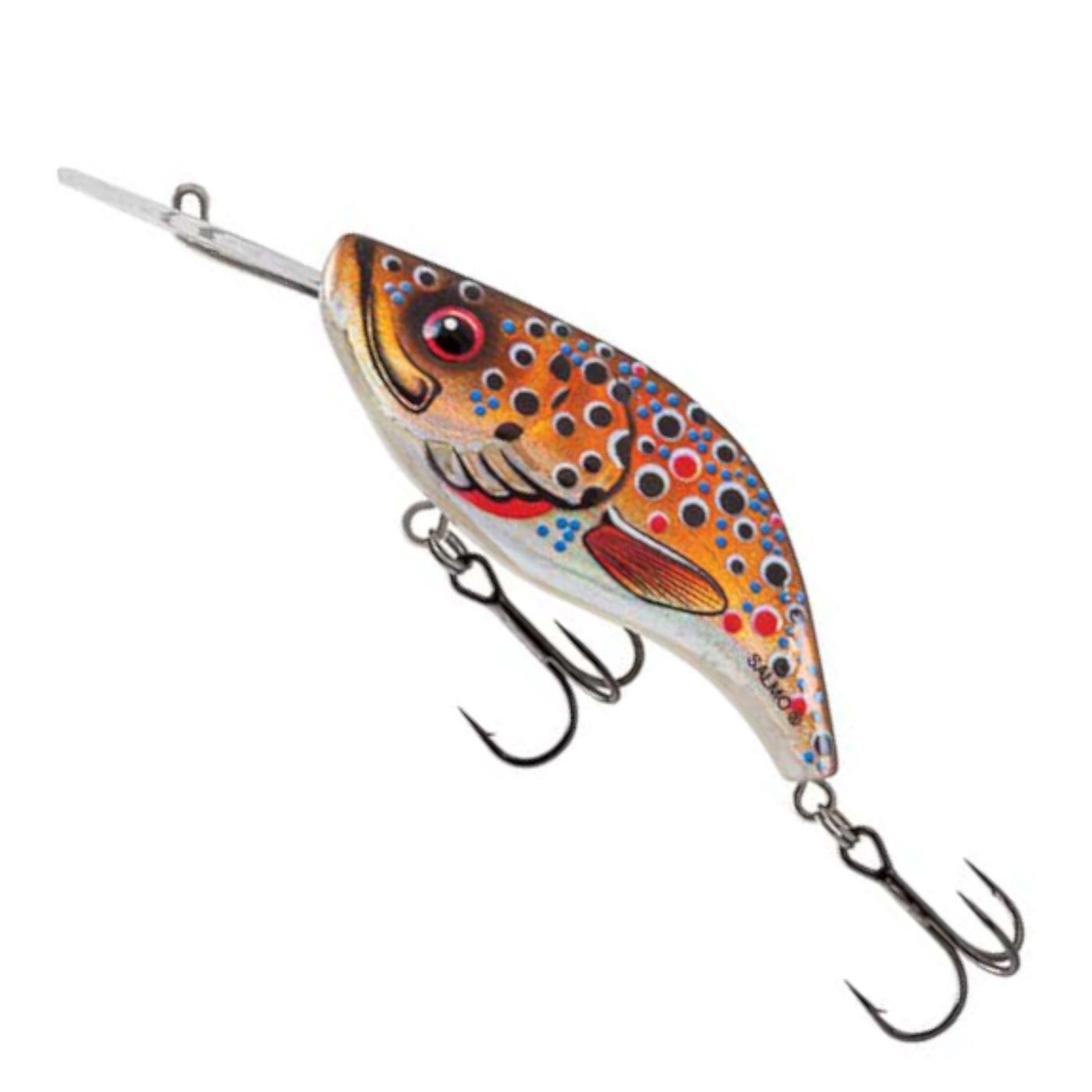 Salmo Kunstköder Sparky Shad 4cm Floating BROWN HOLOGRAPHIC TROUT