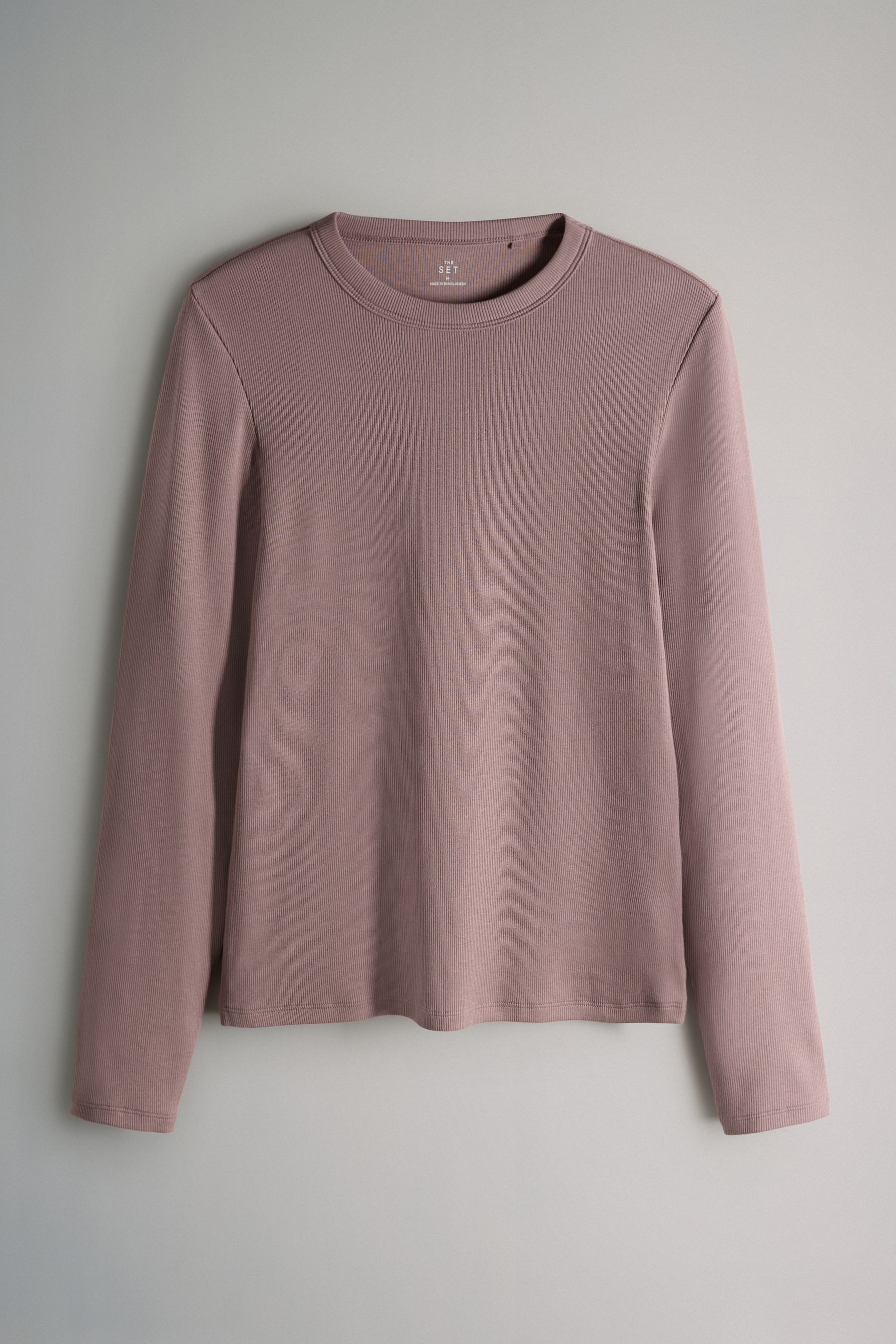 The Set Langarmshirt The Set Rundhals-Langarmshirts, 5er-Pack (5-tlg) günstig online kaufen