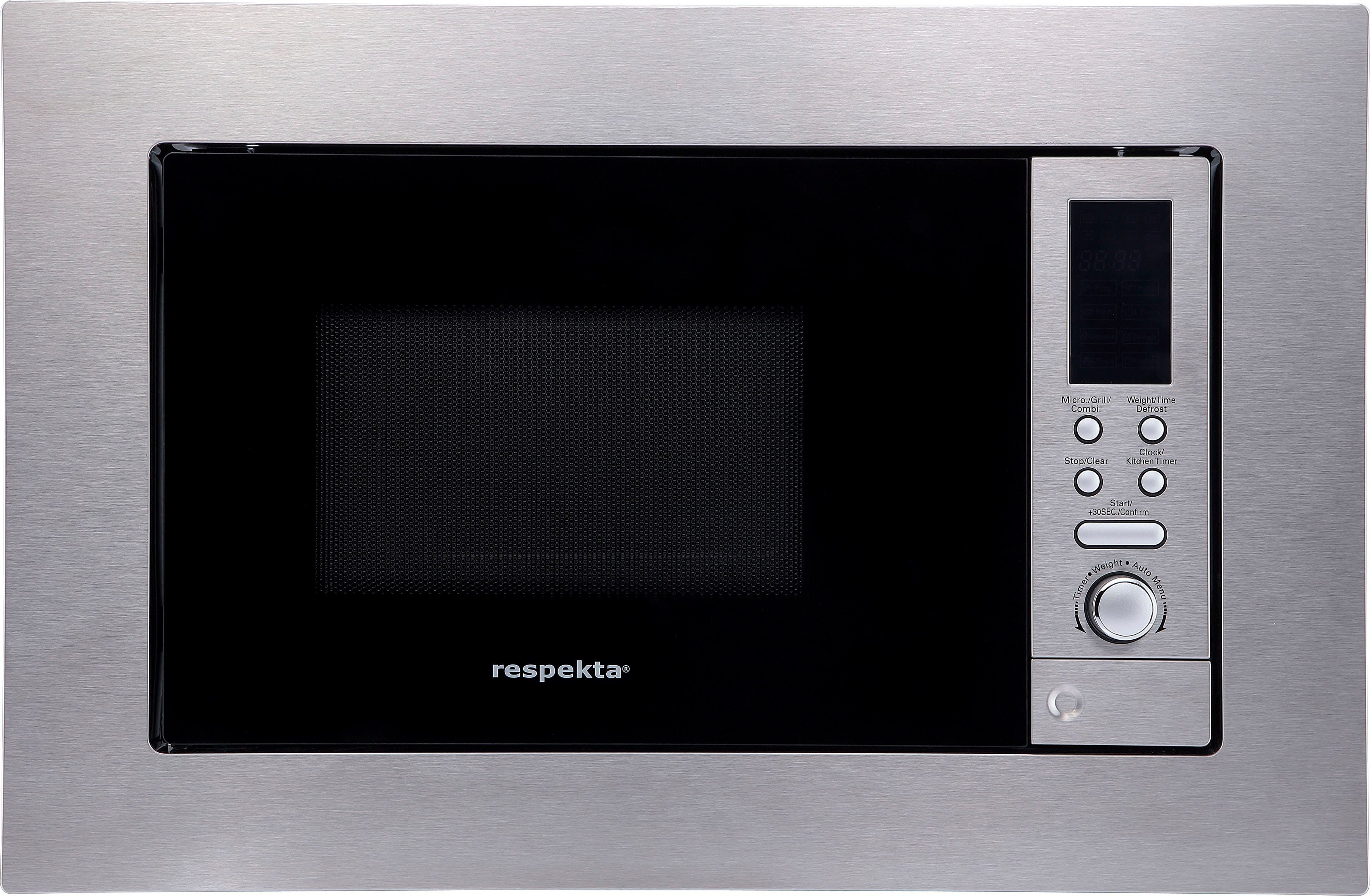 RESPEKTA Einbau-Mikrowelle MW 800, Grill, Mikrowelle, 20 l