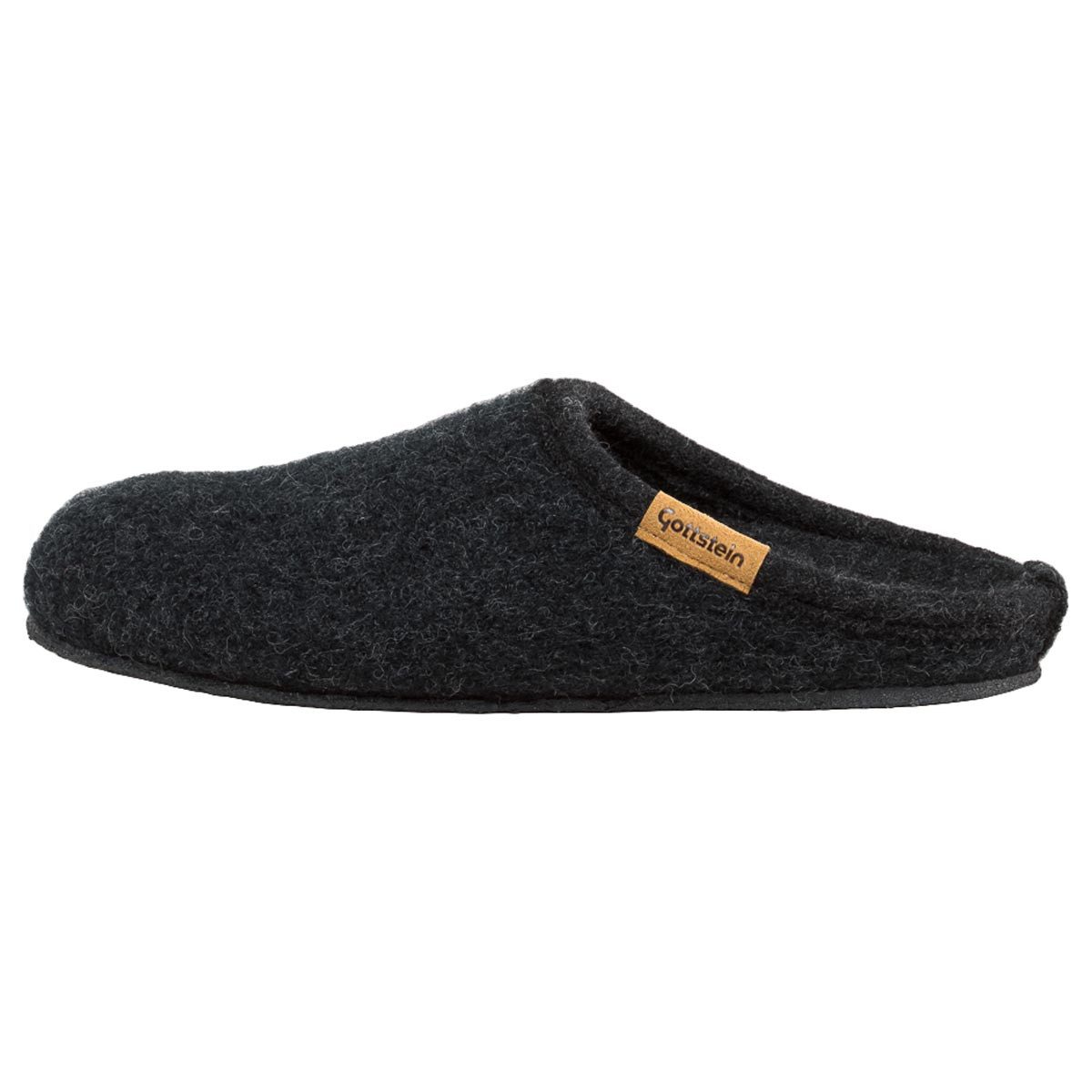 Gottstein Alpine Light Pantoffel (1-tlg) Pantoffeln - Aus reiner Schurwolle, Weiche Borte aus feinem Strick