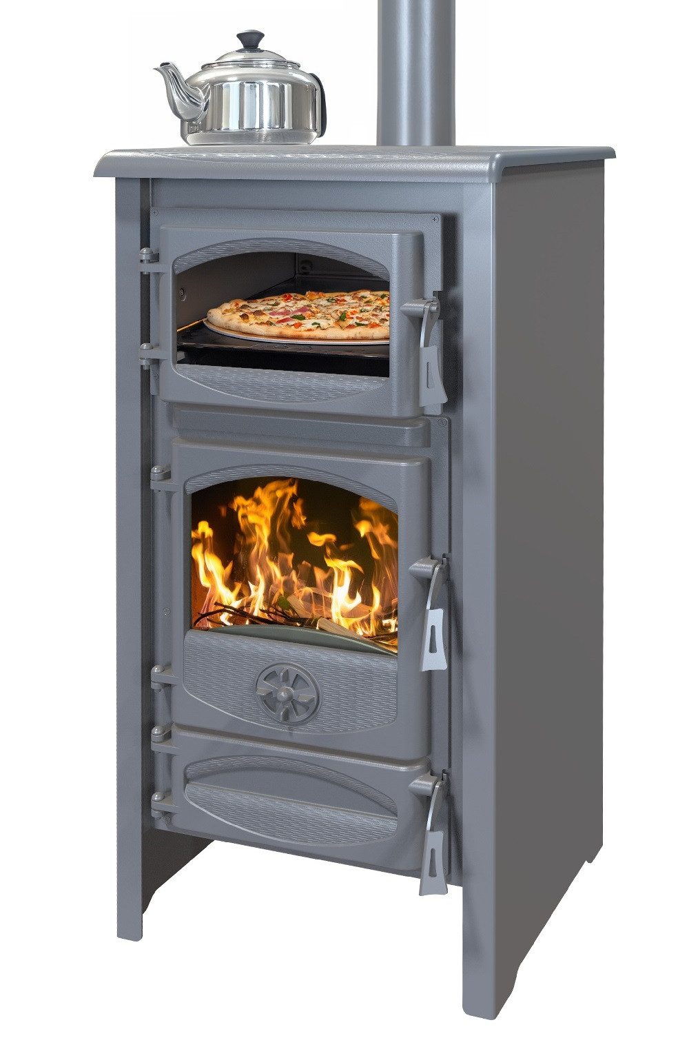 TRGO Kaminofen LUNA C-G mit Backfach - EEK A, 9,70 kW günstig online kaufen