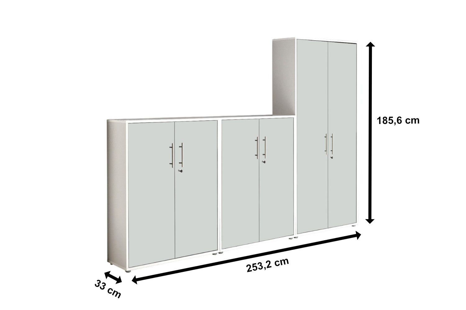 moebel-dich-auf Aktenschrank OFFICE EDITION (Set 53, günstig online kaufen