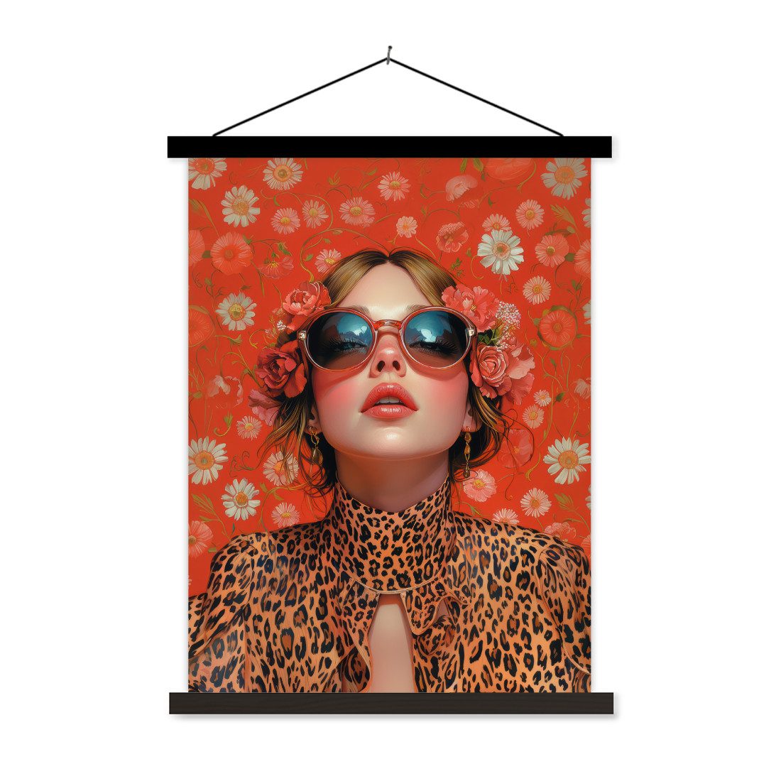 MuchoWow Poster Frau - Bunt - günstig online kaufen