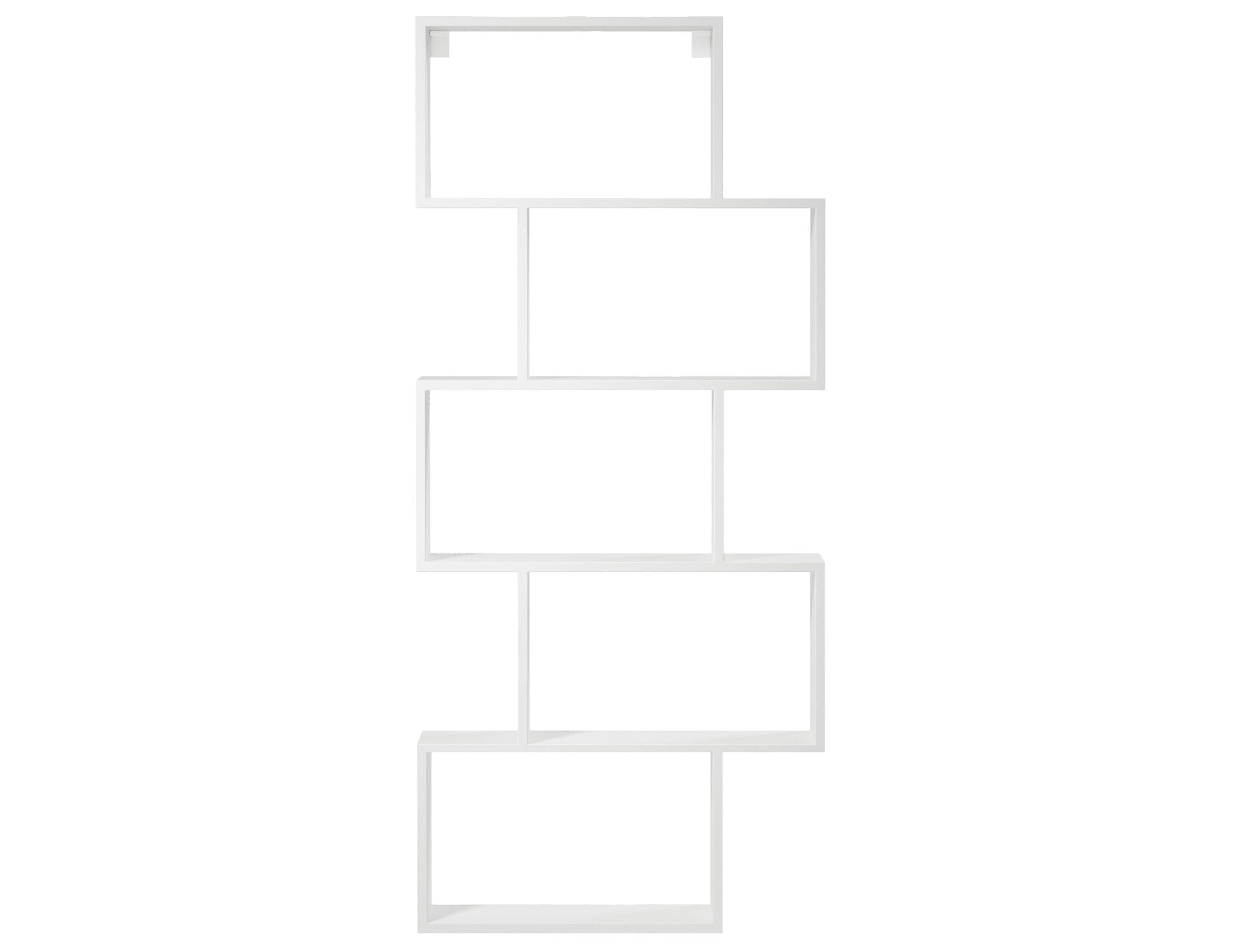 MOEBLO Bücherregal Regal SHERP, Modernes, schlankes Regal für stilvolle und funktionale Aufbewahrung, Bücherregal Bücherregal für das Büro Bücherregal für Dokumente Wohnbereich Wohnzimmer, (BxHxT):80x180x20 cm