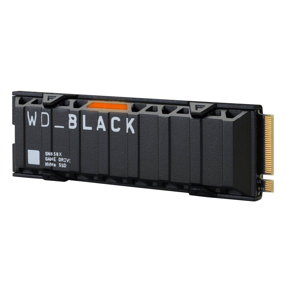 Western Digital Black SN850X NVMe SSD Fesstplatte Speicher interne Gaming-SSD (1 TB Heatsink Kühlkörper) M.2" 7300 MB/S Lesegeschwindigkeit, 6600 MB/S Schreibgeschwindigkeit