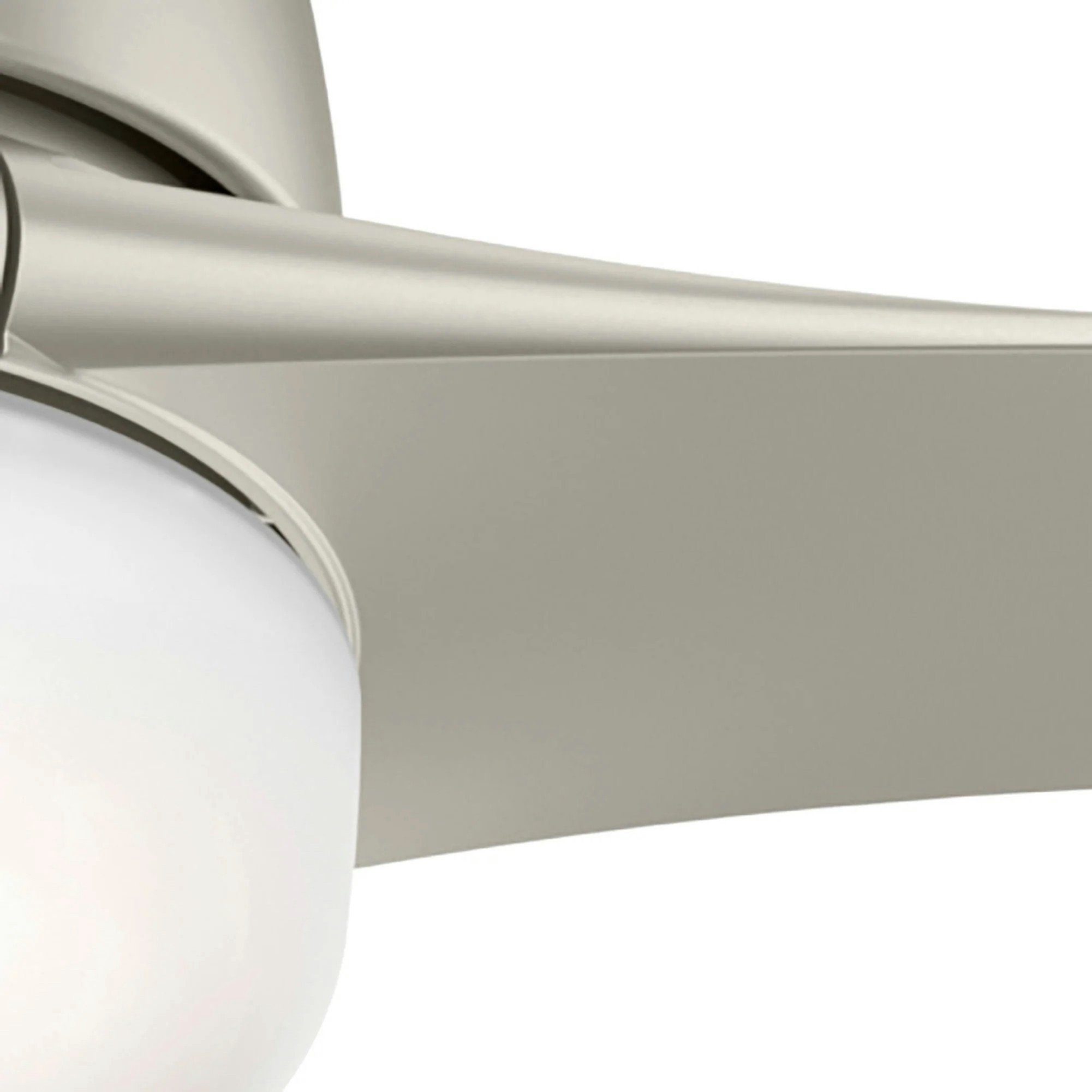 Hunter Deckenventilator Deckenventilator Harmony Nickel mit Licht & Fernbedienung