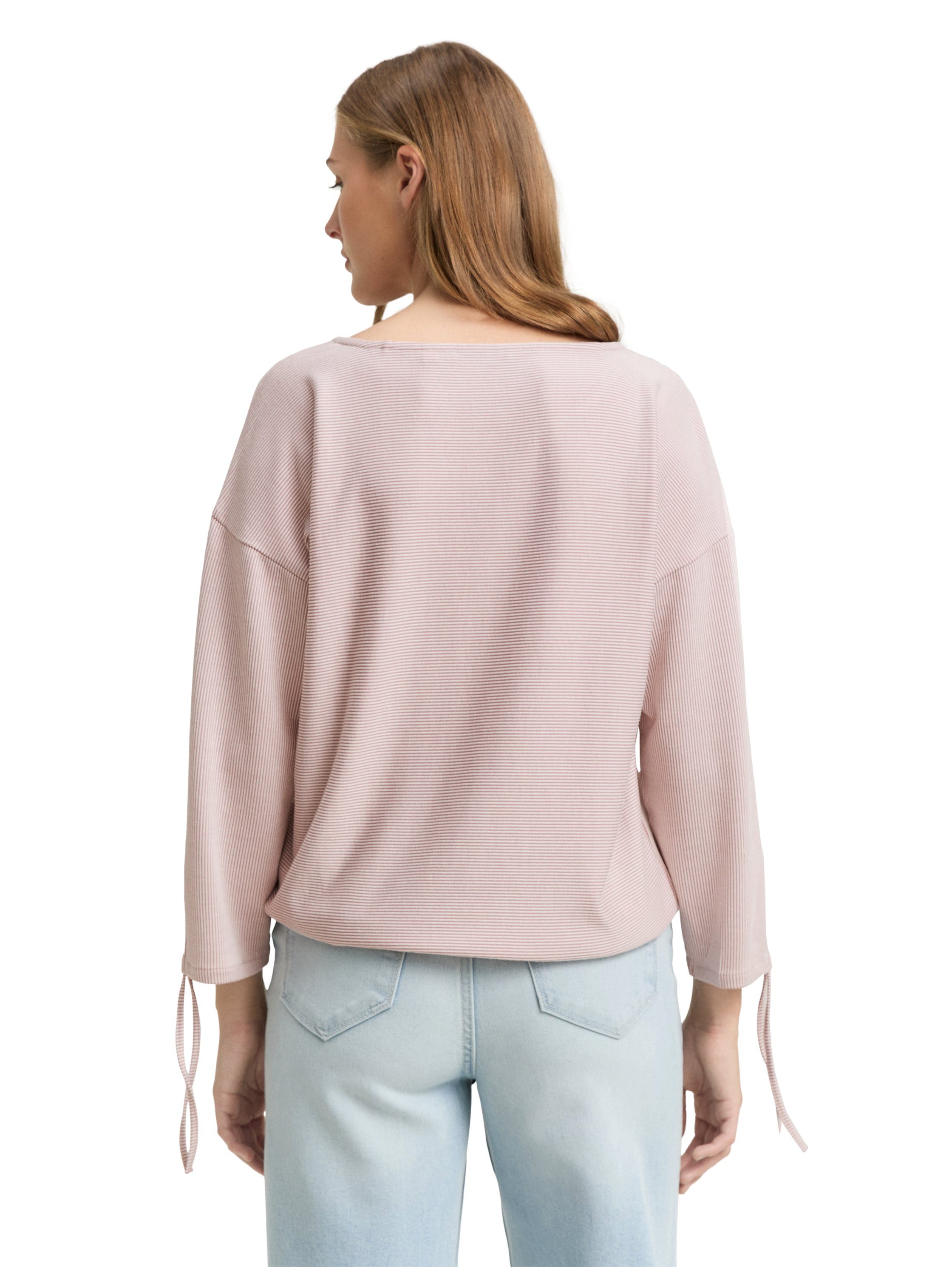 TOM TAILOR Denim 3/4-Arm-Shirt in feiner günstig online kaufen