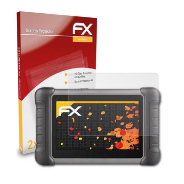 atFoliX Schutzfolie für Autel MaxiDAS DS808, (2 Folien), Entspiegelnd und stoßdämpfend