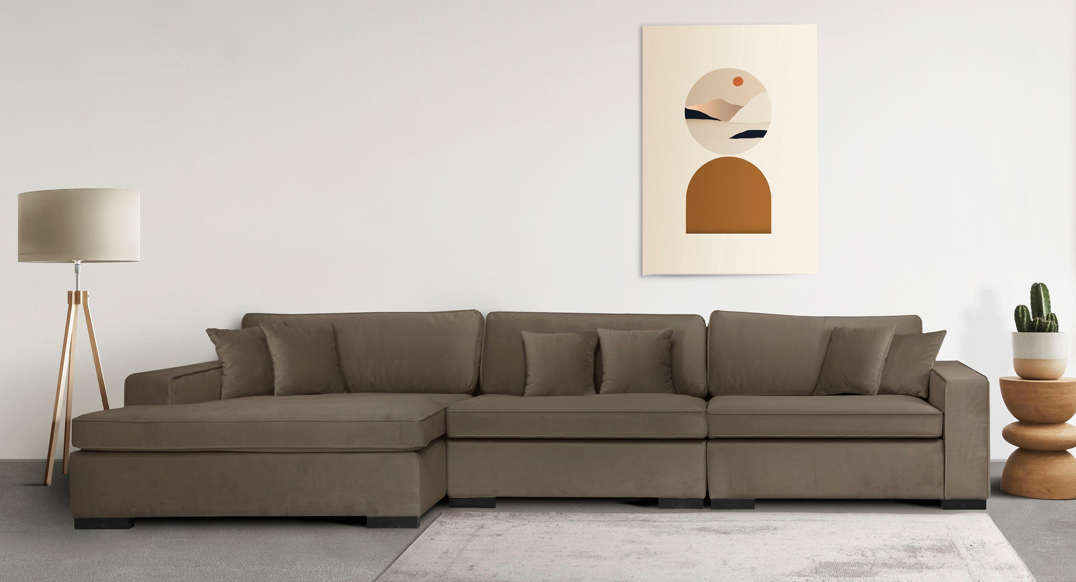 Home affaire Sofa-Eckelement Skara XXL L-Form, günstig online kaufen