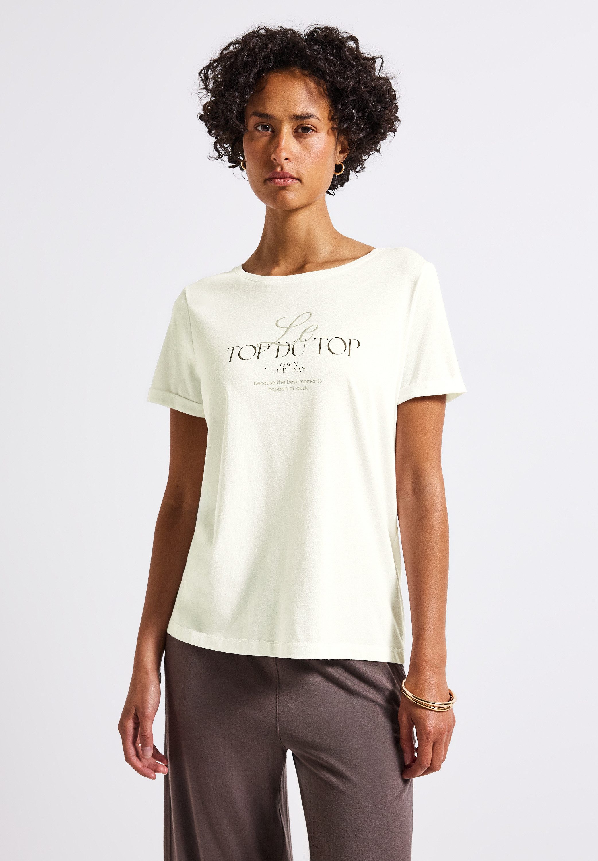 STREET ONE Print-Shirt aus Baumwolle mit günstig online kaufen