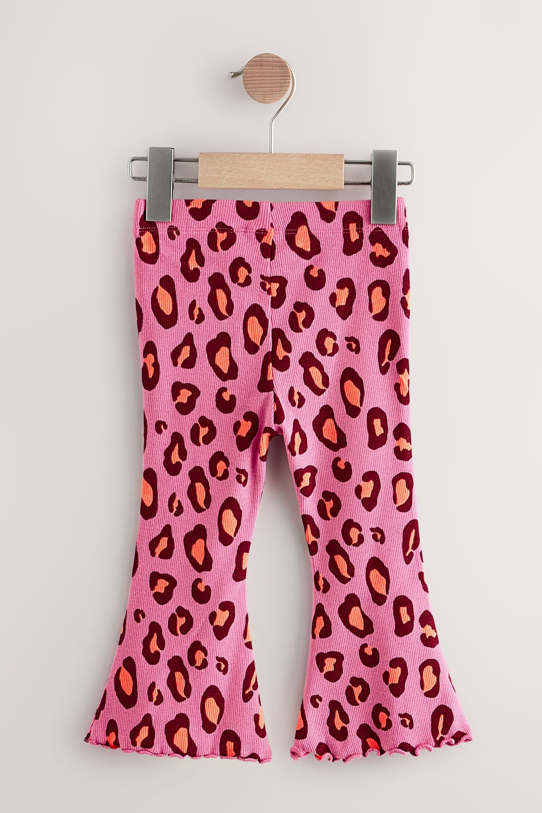 Next Leggings Gerippte Leggings mit ausgestelltem günstig online kaufen